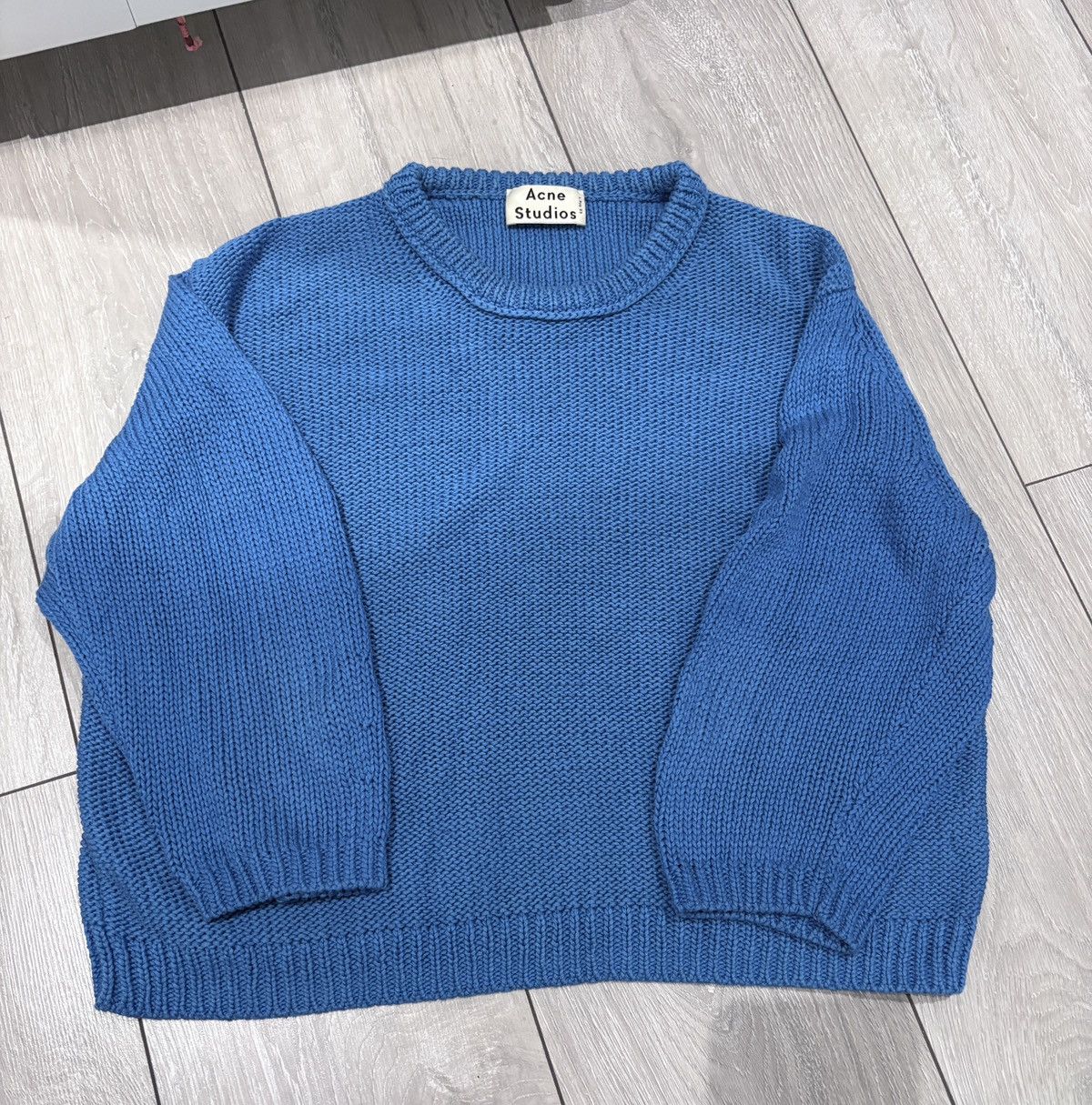 Acne Studios Acne Studios knit blue shorter sleeves Size S / US 4 / IT 40 - 1 Thumbnail