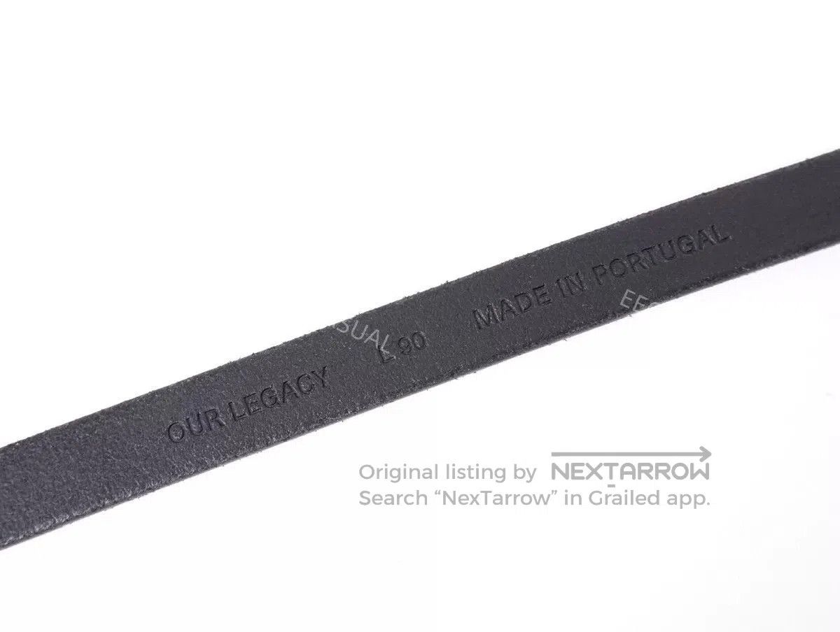 Our Legacy Our Legacy Skull Head Leather Belt. Size ONE SIZE - 7 Thumbnail