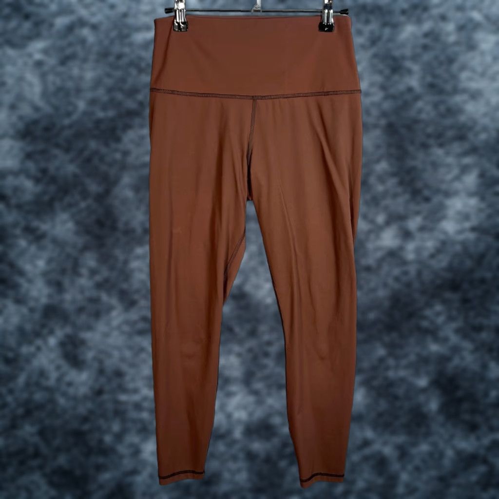 Everlane Everlane Leggings Ankle Medium Brown High-Waist Recycled Nylon & Elastan Size 32" / US 10 / IT 46 - 1 Thumbnail