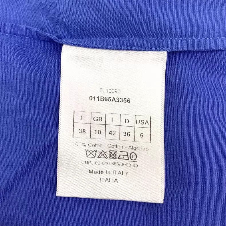 Dior Dior Dark blue bee embroidery cotton lapel single-breasted Size XS / US 0-2 / IT 36-38 - 7 Thumbnail