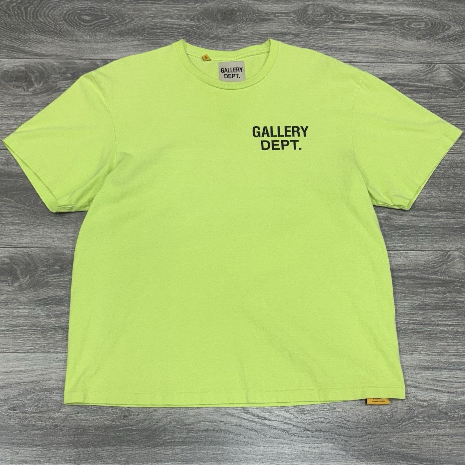 Gallery Dept. Gallery Dept Souvenir Tee ' Lime Green ' | ONLY WORN 1x Size US L / EU 52-54 / 3 - 2 Thumbnail