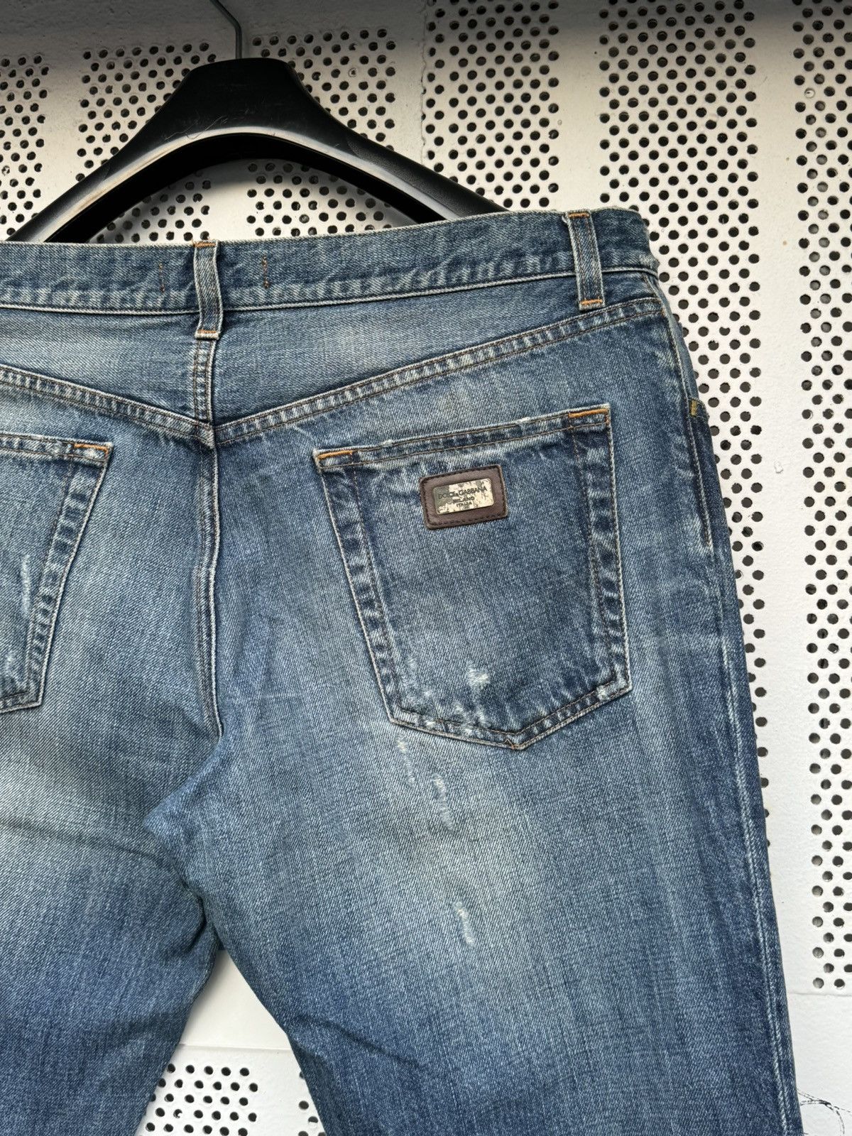 Dolce & Gabbana × Japanese Brand Vintage Dolce&Gabbana Faded Distressed Jeans Pants Size US 34 / EU 50 - 11 Thumbnail