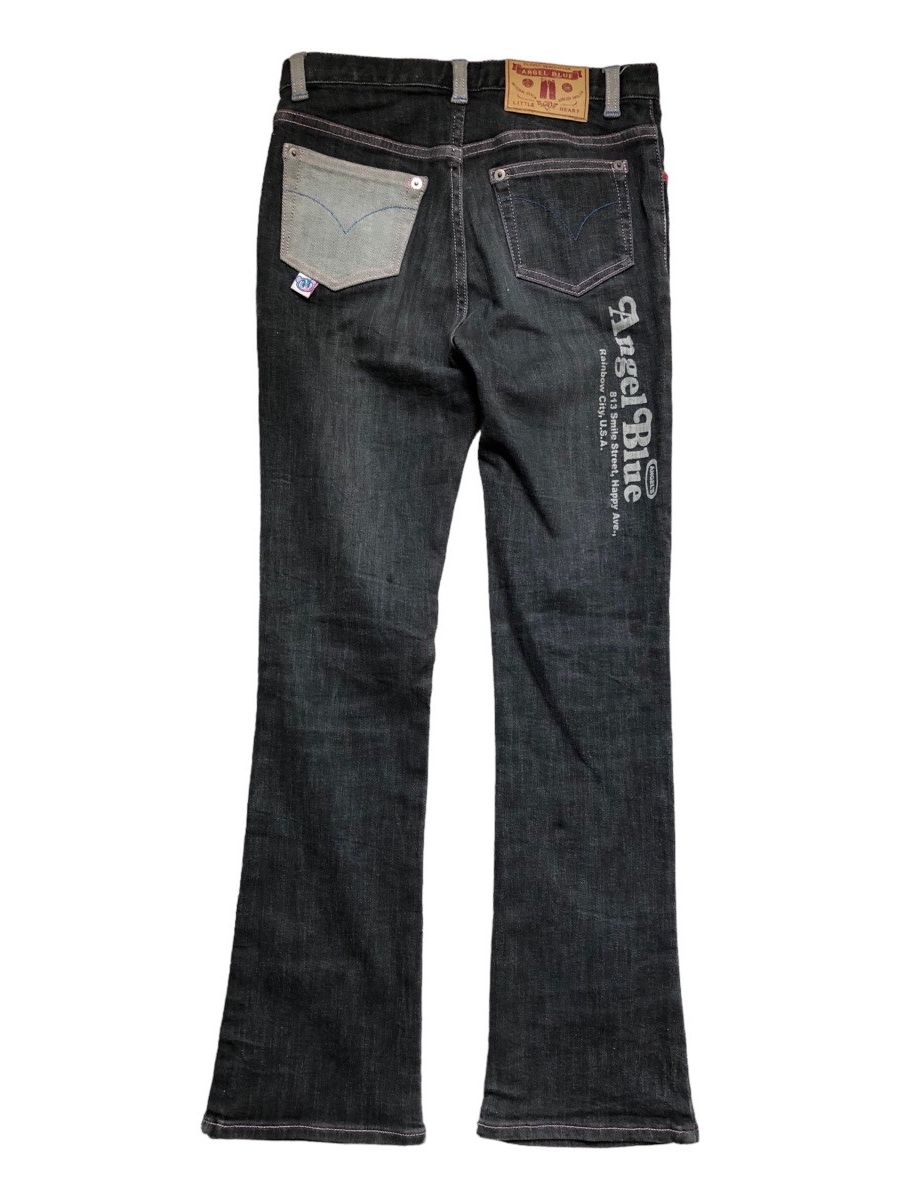 Angel Blue × Hysteric Glamour × Japanese Brand Japanese Brand Angel Blue Patchwok Jeans Size 27" / US 4 / IT 40 - 2 Thumbnail