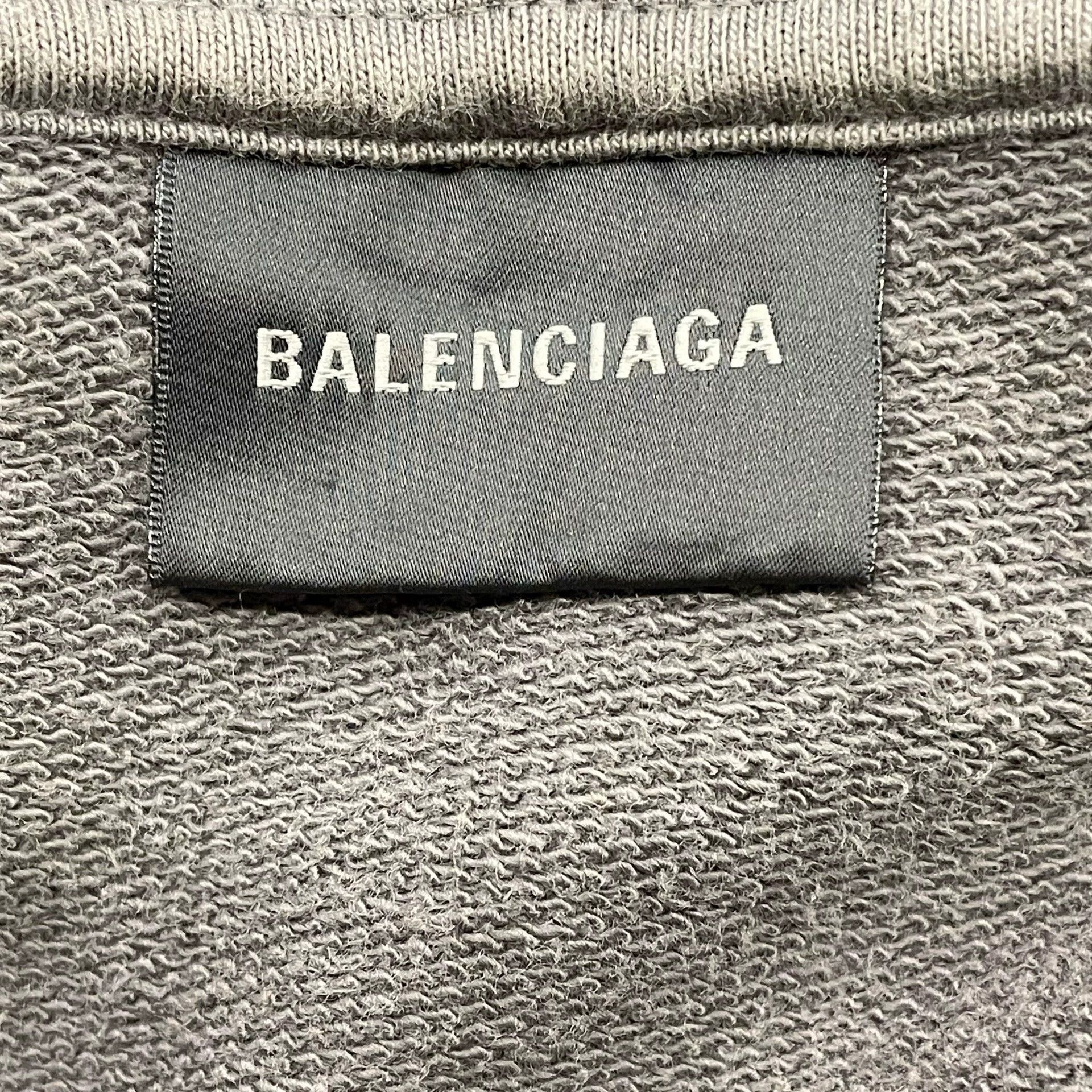 Balenciaga gray oversized hoodie from Balenciaga Size US S / EU 44-46 / 1 - 5 Thumbnail