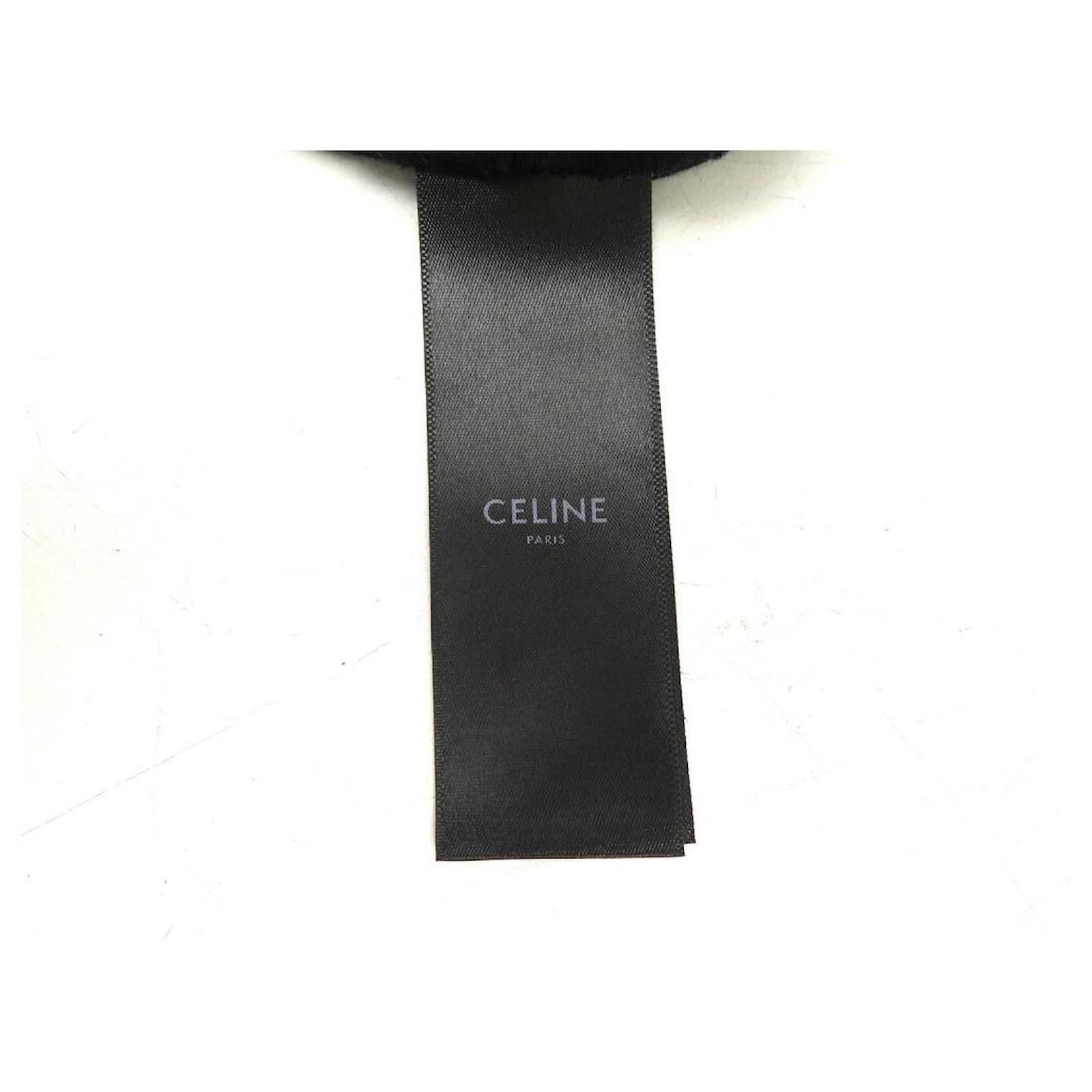 Celine o1bcso1str0824 Lolita Asymmetric Dress In Wool Jersey Black Size XXS / US 00 / IT 34 - 6 Thumbnail