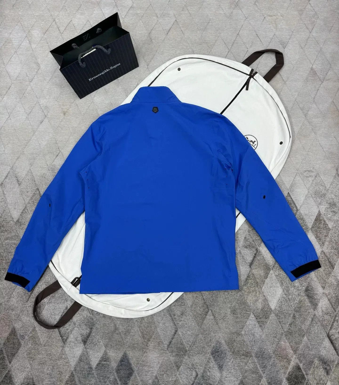 Ermenegildo Zegna Zegna Autumn Winter Windproof Rain Jacket. Size US L / EU 52-54 / 3 - 3 Thumbnail