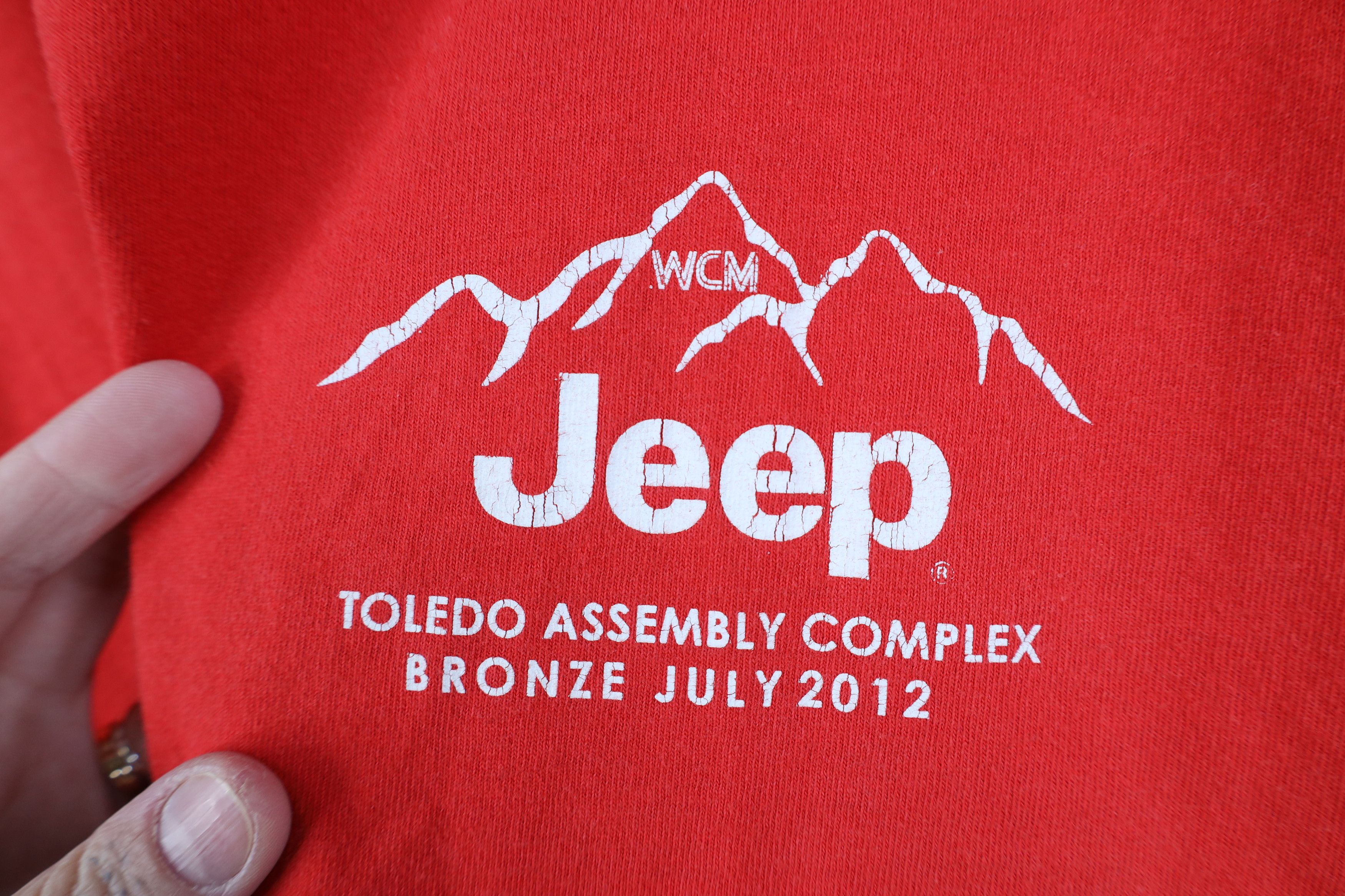 Vintage Vintage Y2K Union Made Assembly Complex T-Shirt Red USA Size US XL / EU 56 / 4 - 4 Thumbnail