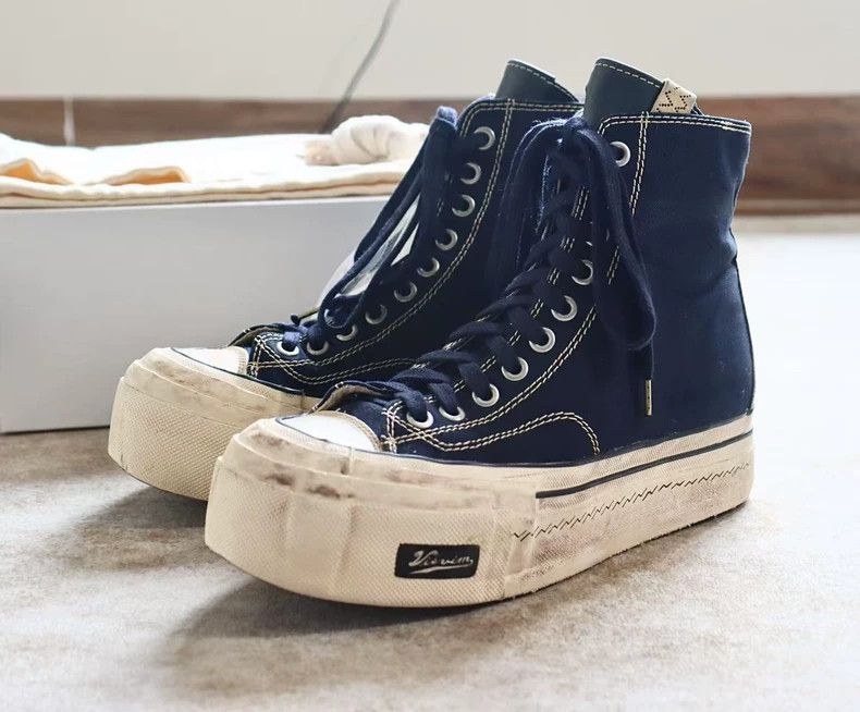 Visvim Visvim Skagway Hi G.Patten Canvas Sneakers Size US 8 / EU 41 - 1 Thumbnail