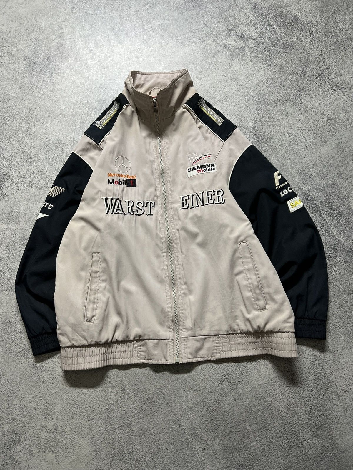 Mercedes-Benz Vintage Y2k Mercedes Benz McLaren Warsteiner Racing Bomber Size US S / EU 44-46 / 1 - 2 Thumbnail