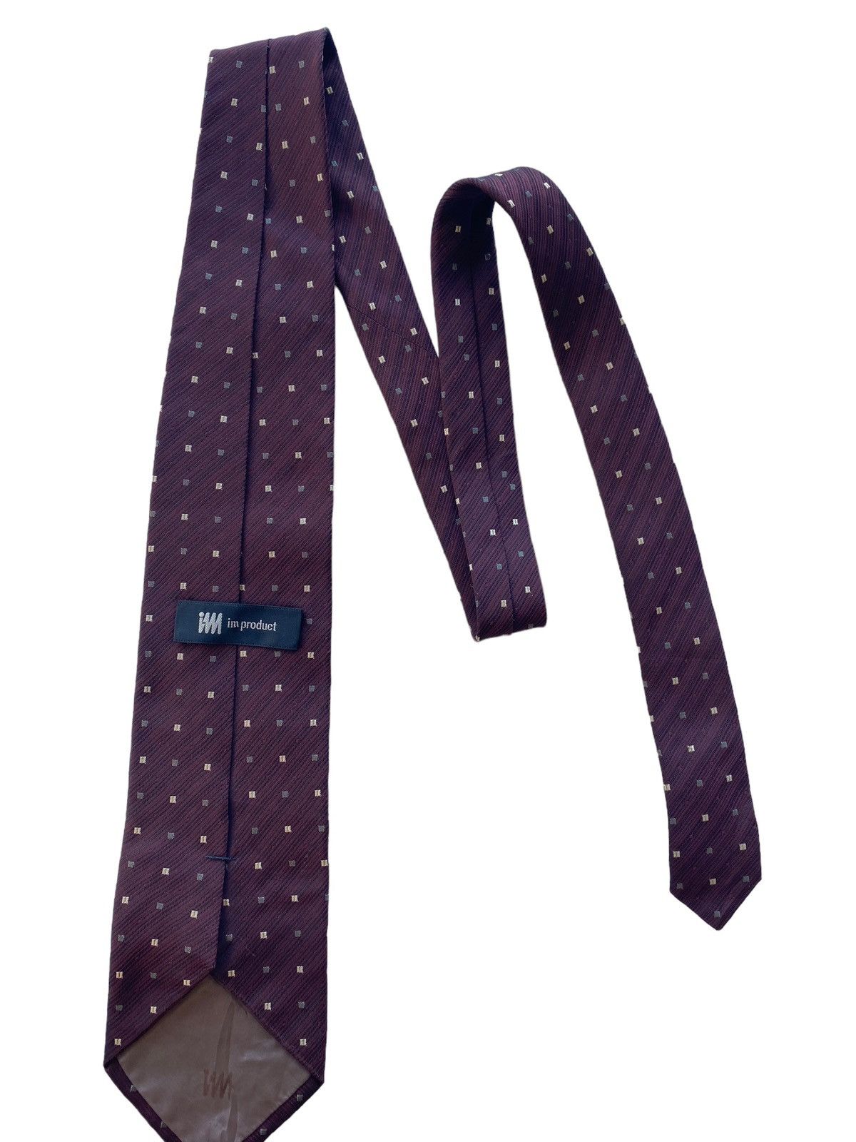 Issey Miyake × SikSilk 🔥 Vintage Issey Miyake Silk Neck Tie IM Product Size ONE SIZE - 6 Thumbnail