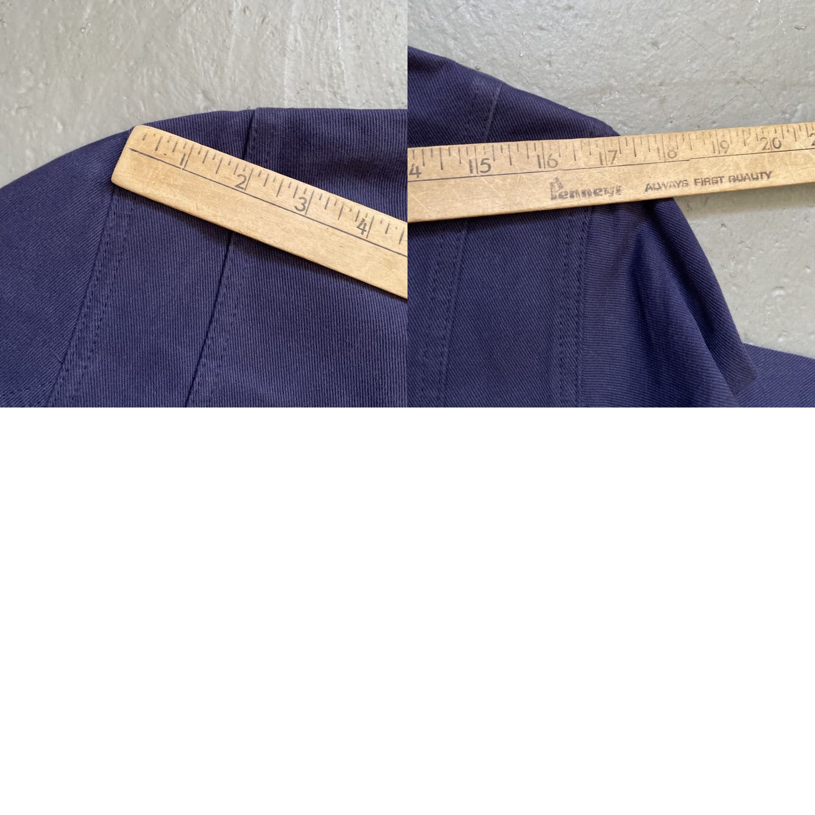 Filson VINTAGE Filson Jacket Hunter 1961 Canvas Hunting Field Jacket 38 Blue Men Size US XXS / EU 40 - 9 Thumbnail
