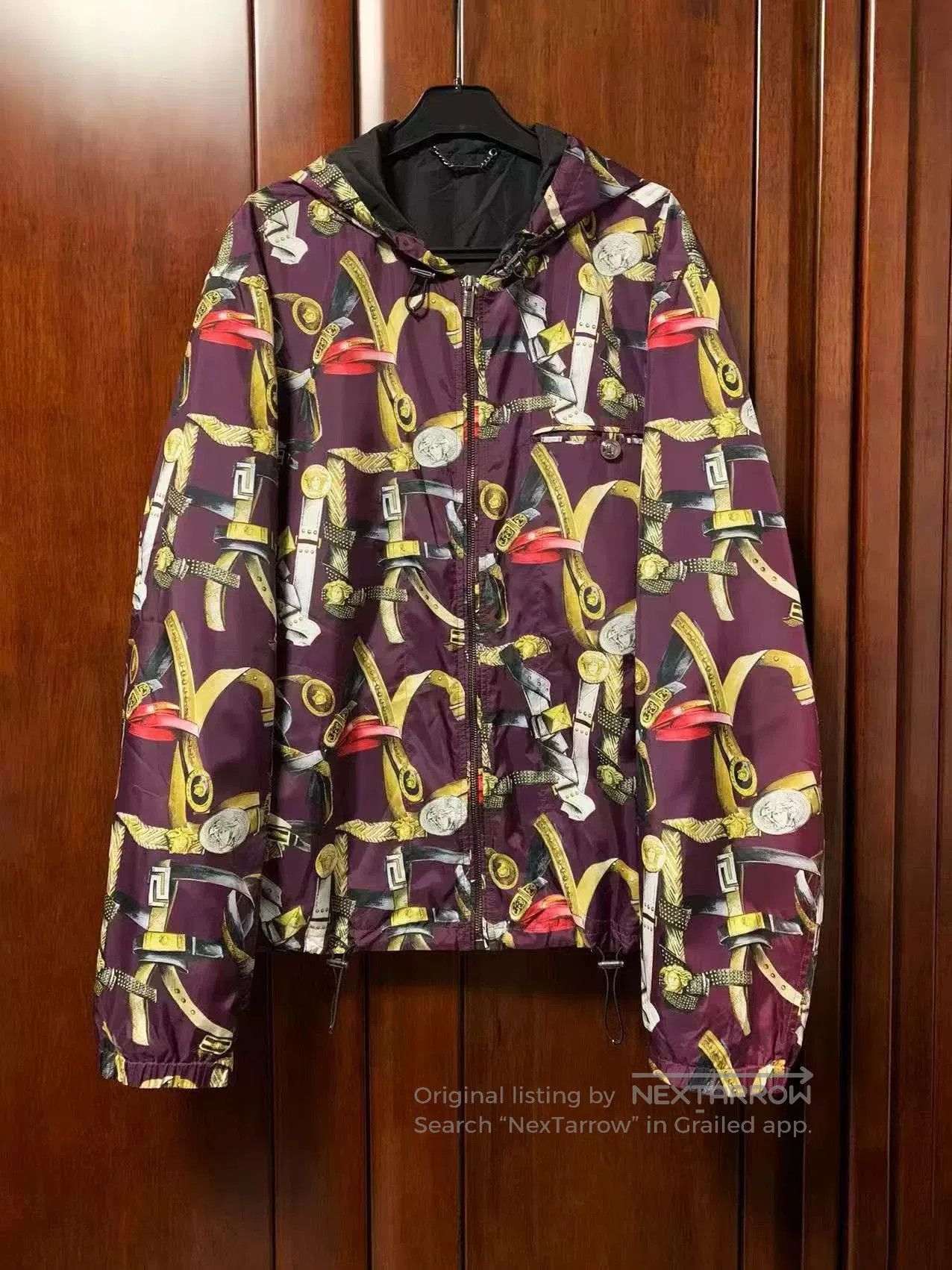 Japanese Brand Versace Men's Lightweight Jacket. Size US L / EU 52-54 / 3 - 1 Thumbnail