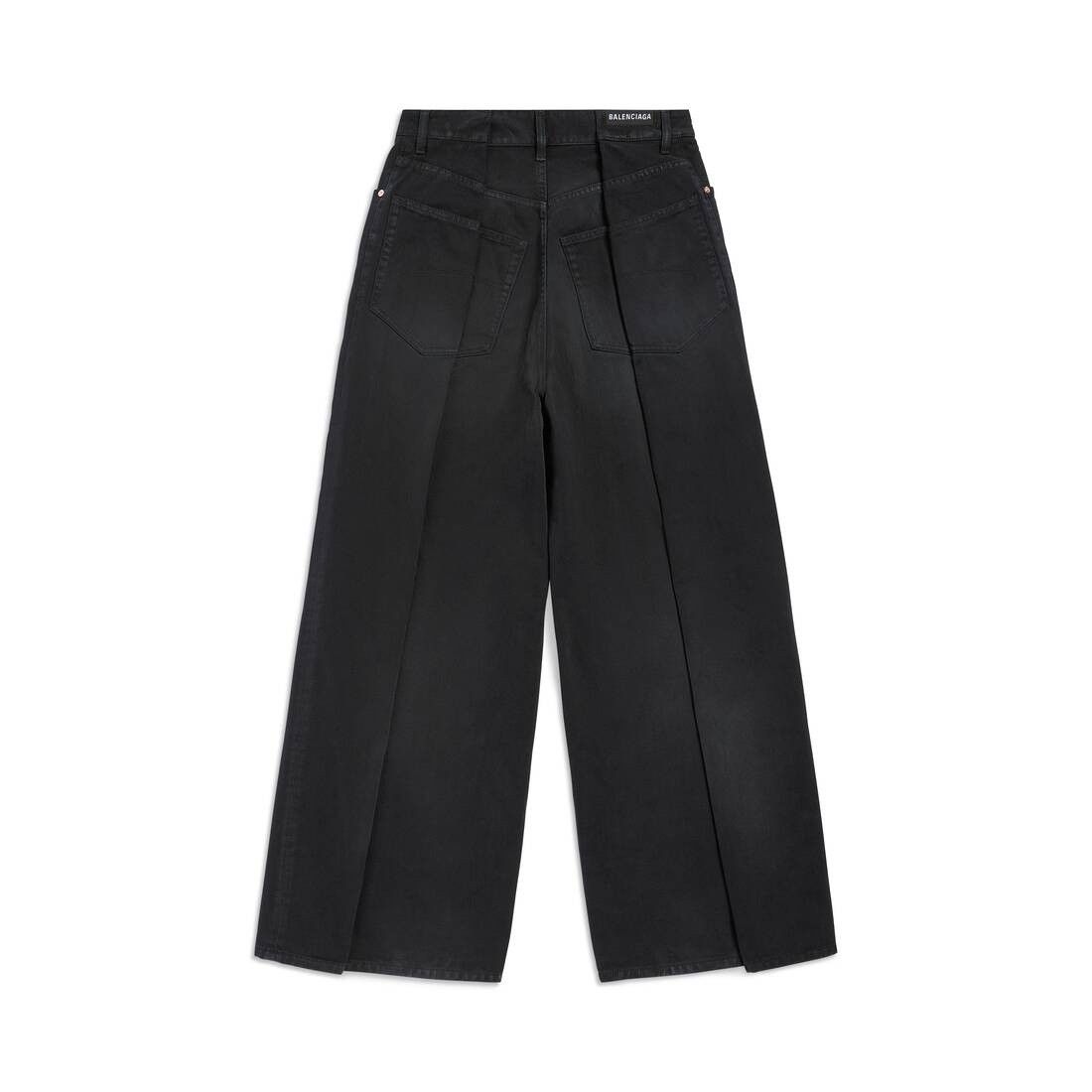 Balenciaga o1mt1gz1224 Double Side Pants in Black Size US 28 / EU 44 - 6 Thumbnail