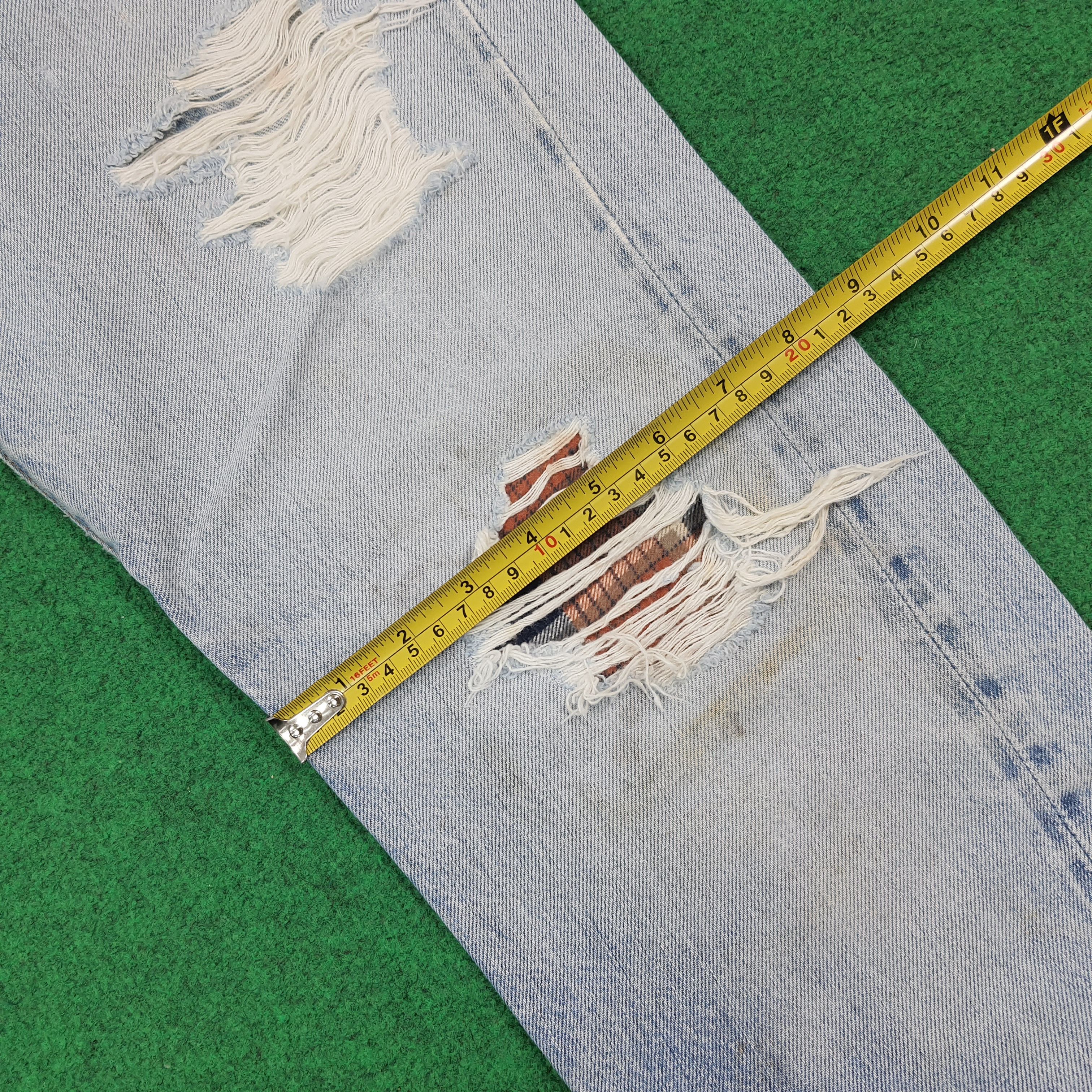 Levi's Vintage Levi's 501 Custom Sashiko Repair Distressed C297N11 Size US 28 / EU 44 - 16 Thumbnail
