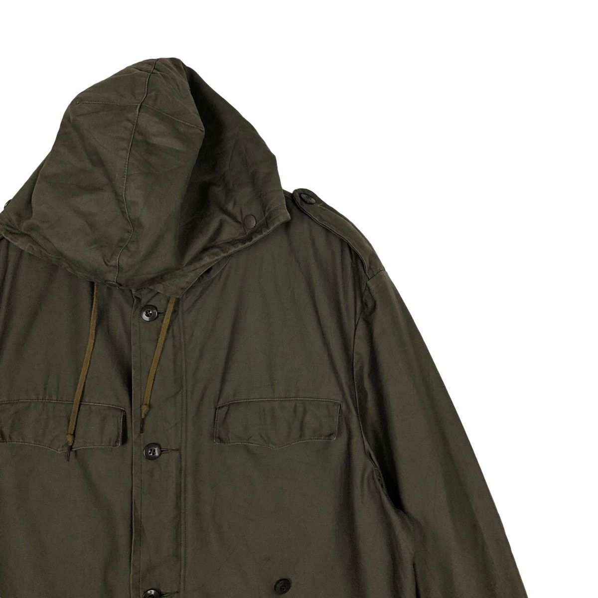 Vintage 🔥True Vintage Parka Fish Tail Jacket Schwarz Passau Army Size US M / EU 48-50 / 2 - 2 Thumbnail