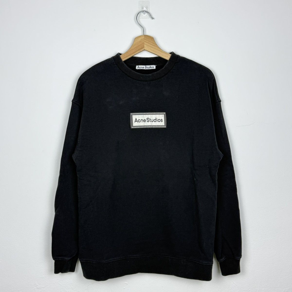 Acne Studios Acne Studios Box Logo Sweatshirt Size US XXS / EU 40 - 1 Thumbnail