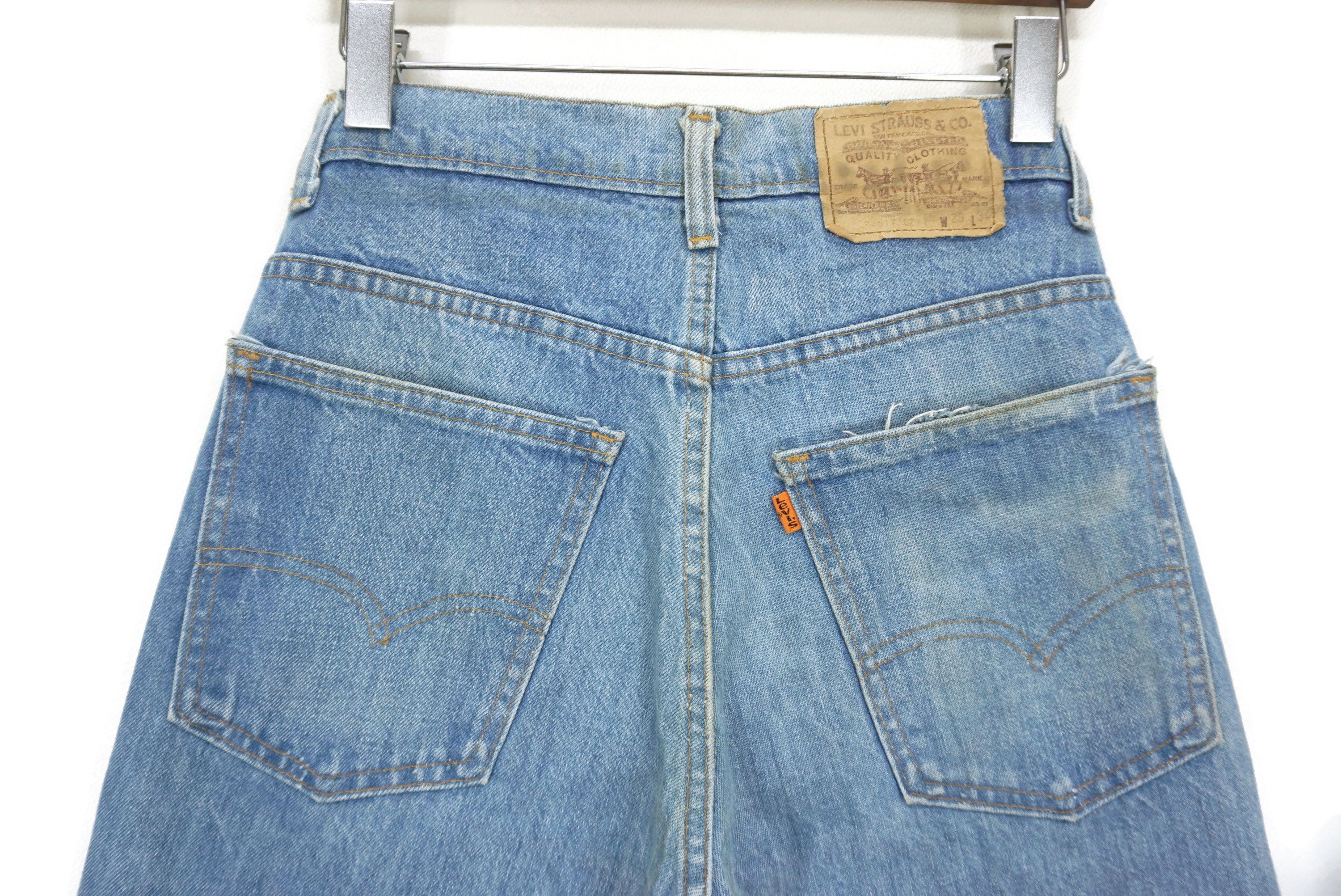 Other Vintage Levi's 517 Jeans Orange Tab W29 L30 Made in USA Size US 29 - 9 Thumbnail