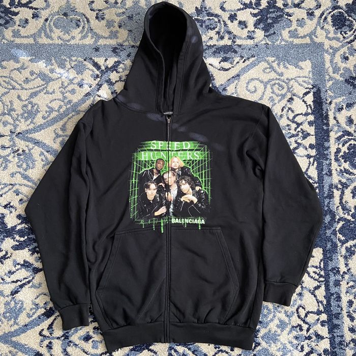 Balenciaga Balenciaga Speed Hunters Zip Up Oversized Hoodie | Grailed