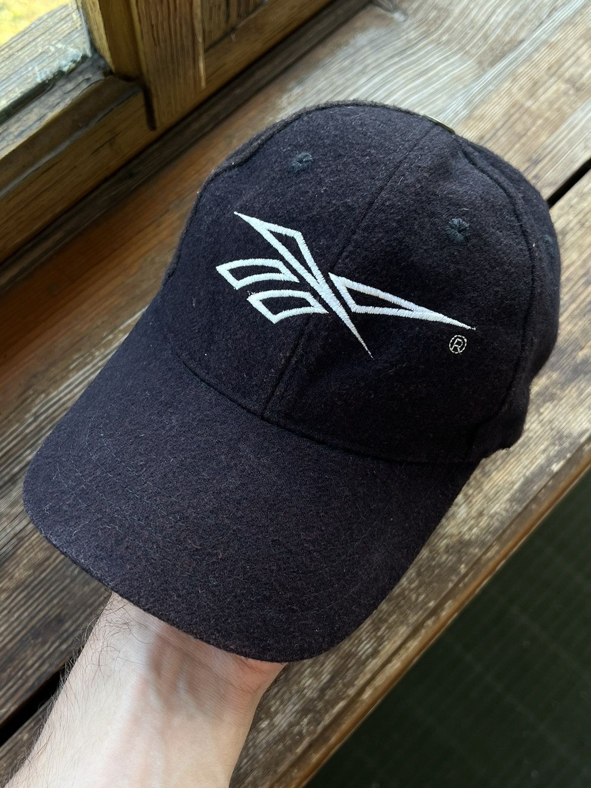 Reebok × Vintage Vintage Y2K Reebok Big Embroidered Logo Wool Cap Hat Size ONE SIZE - 16 Thumbnail