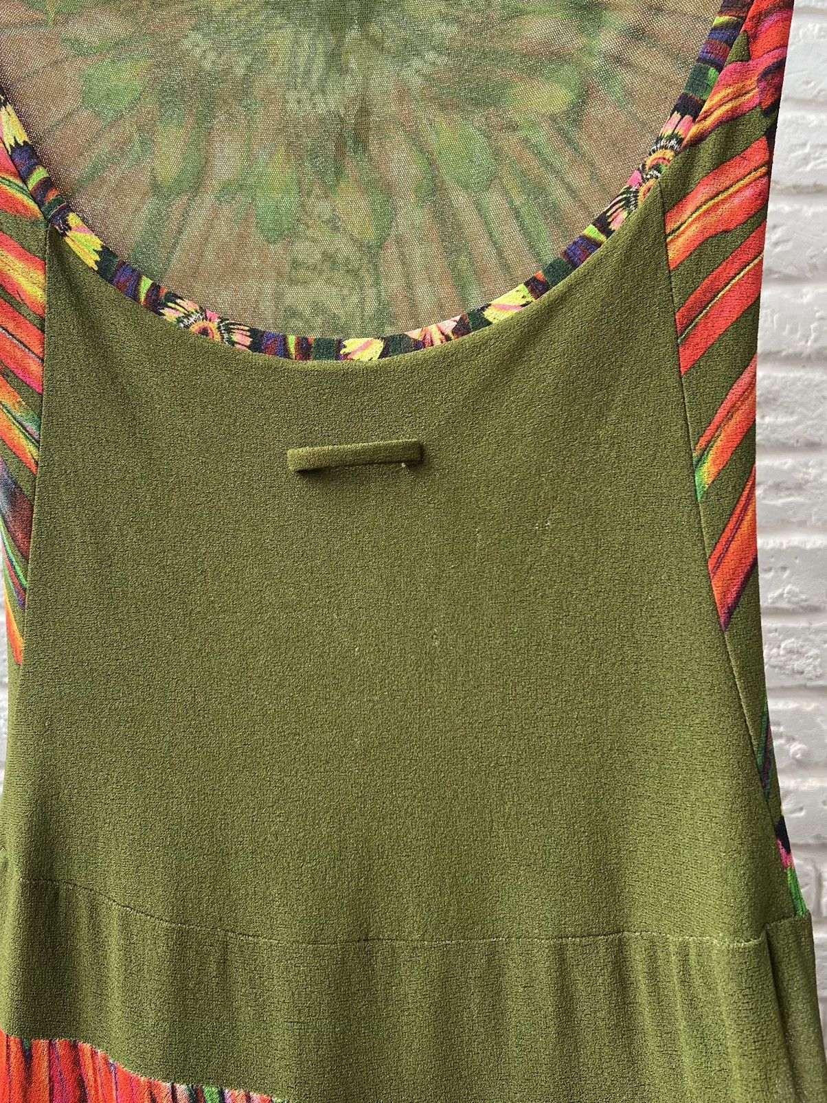 Jean Paul Gaultier Jean Paul Gaultier JPG 90’s Mesh Printed Maxi Dress Size XS / US 0-2 / IT 36-38 - 7 Thumbnail