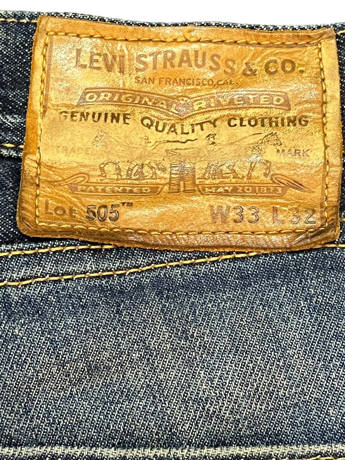 Le Grande Bleu (L.G.B.) × Levi's × Levi's Vintage Clothing Levi’s 505 Big E Selvedge Denim Size US 33 - 8 Thumbnail