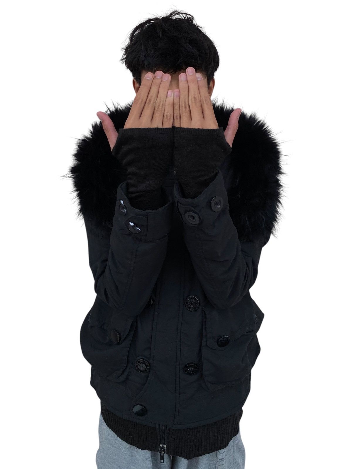 14th Addiction 2000s SLY Japan Limited - Raccoon Fur Jacket Size US M / EU 48-50 / 2 - 4 Thumbnail