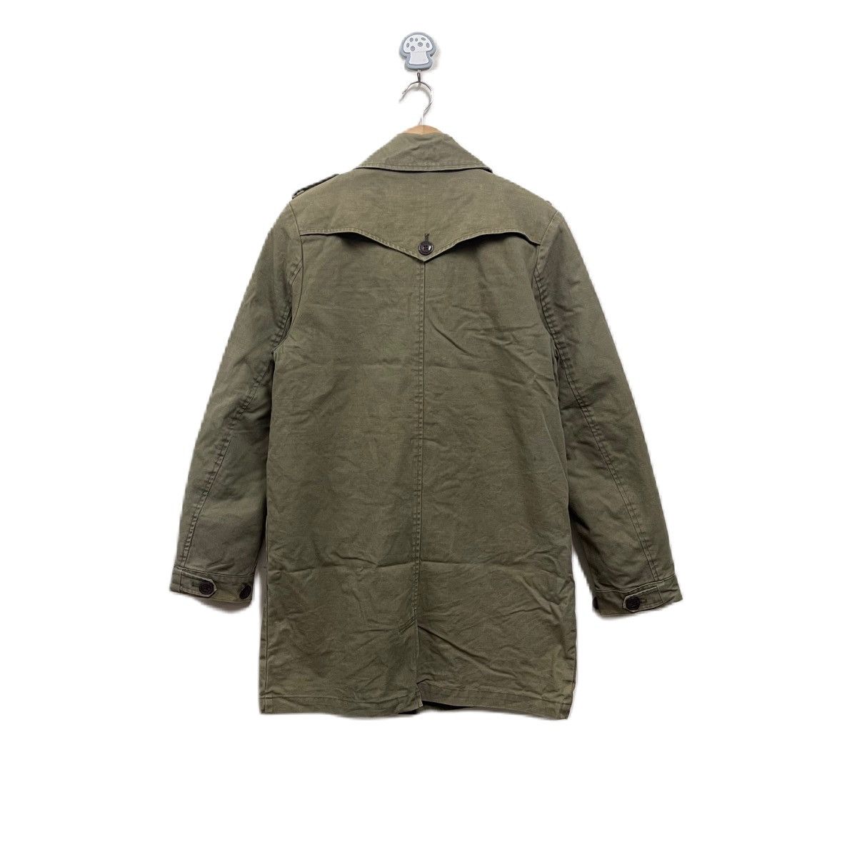 If Six Was Nine HVC international army design khaki trenchcoat Size US M / EU 48-50 / 2 - 2 Thumbnail