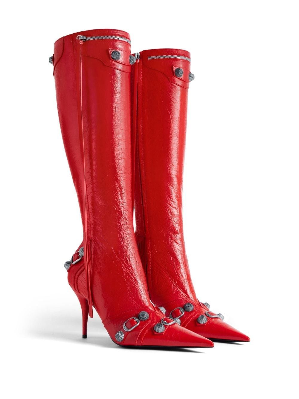 Balenciaga oc11z0825 Cagole 90mm Boots in Red Size US 9 / IT 39 - 2 Thumbnail