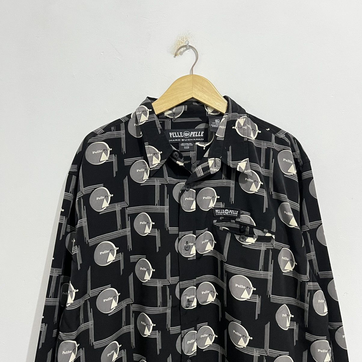 Pelle Pelle Vintage Y2k Pelle Pelle All Over Print Long Sleeve Button Up Size US XL / EU 56 / 4 - 2 Thumbnail