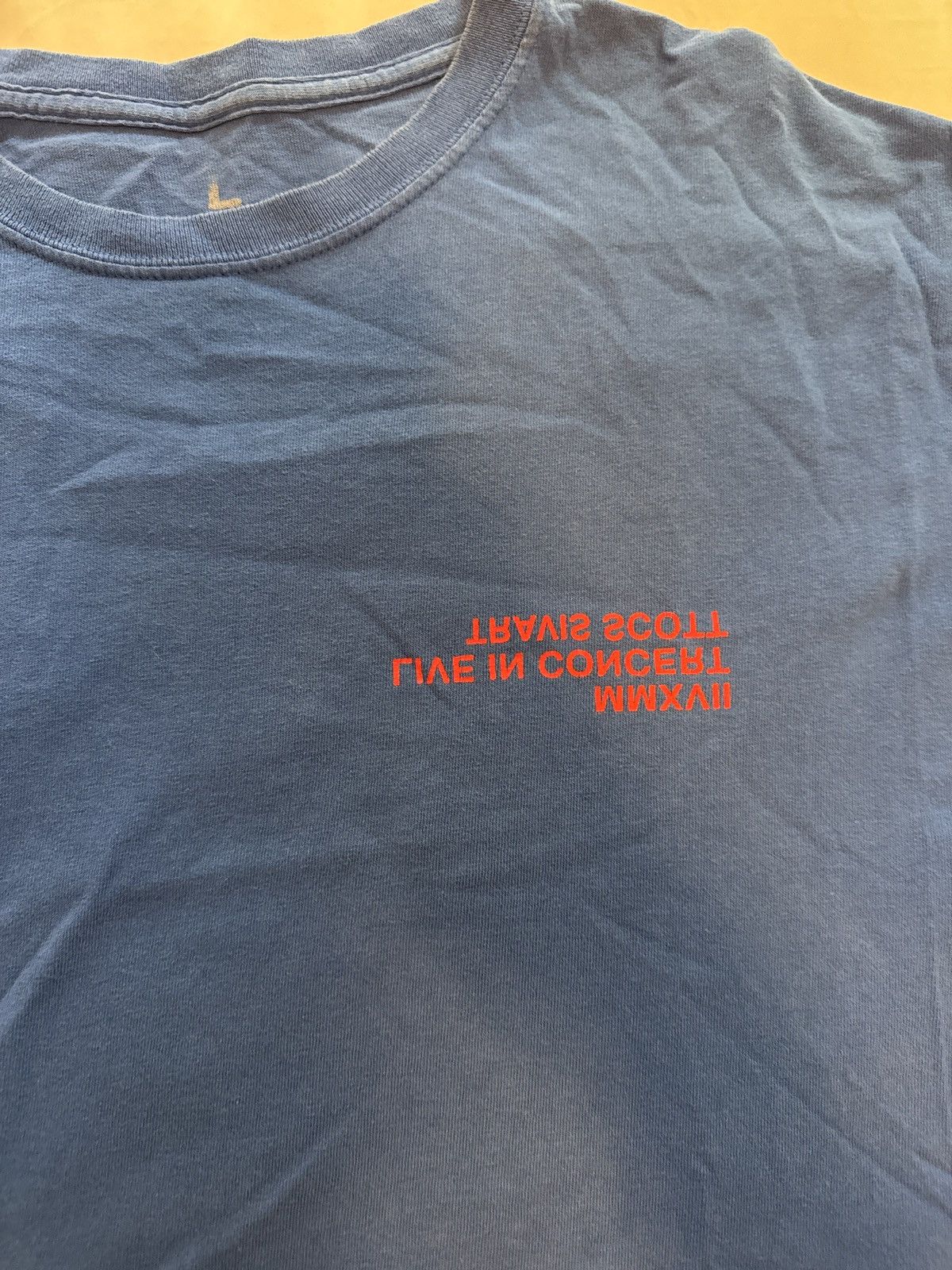 Travis Scott × Vintage Vintage Travis Scott Birds Eye View Tour Tee Size US L / EU 52-54 / 3 - 6 Thumbnail