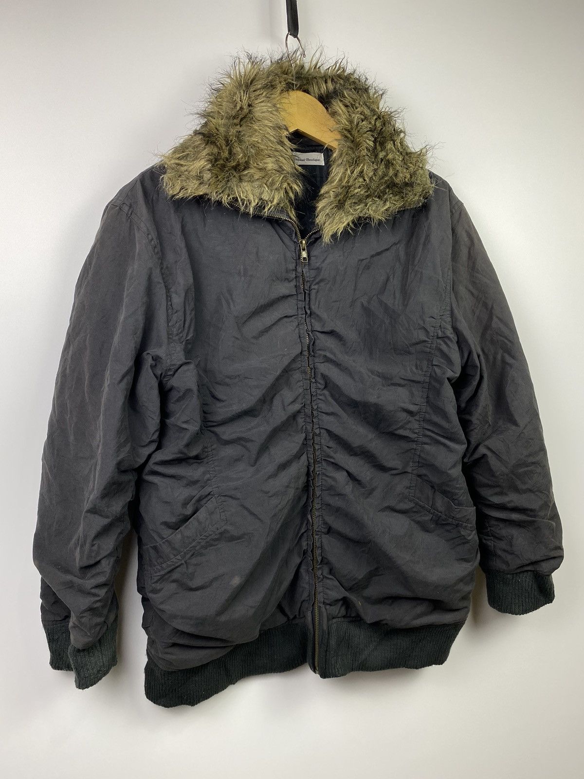 If Six Was Nine × KMRii × Yasuyuki Ishii japanese brand Fur bomber jacket winter sesh Size US L / EU 52-54 / 3 - 2 Thumbnail