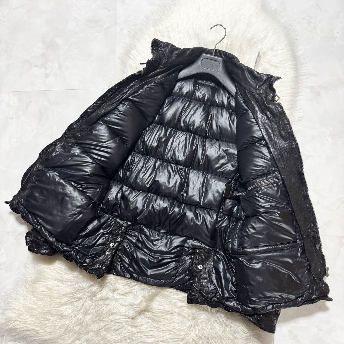 Neil Barrett Auth, Neil Barrett Padded Buffalo Leather Jacket Size US S / EU 44-46 / 1 - 8 Thumbnail