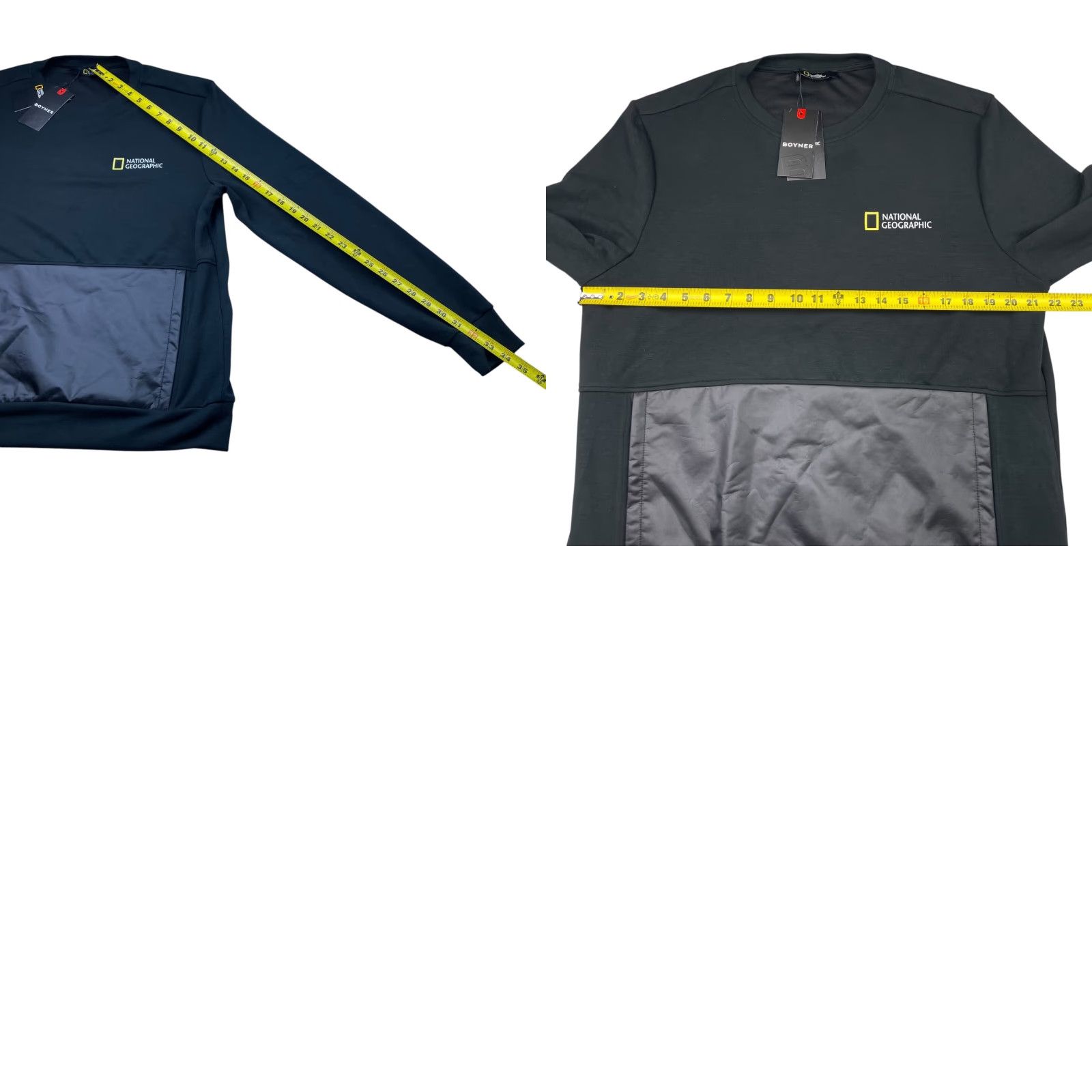 Vintage NEW 2022 National Geographic x Boyner Men's Pullover Sweatshirt Black Medium Size US M / EU 48-50 / 2 - 8 Thumbnail