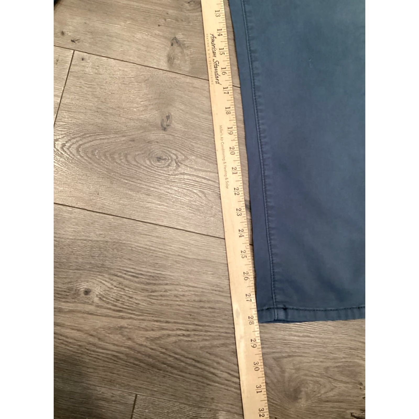 Anthropologie Anthropologie Pilcro & the Letterpress High-Rise Khakis Jeans Women Size 28 Slim Blue Denim Size 28" / US 6 / IT 42 - 3 Thumbnail