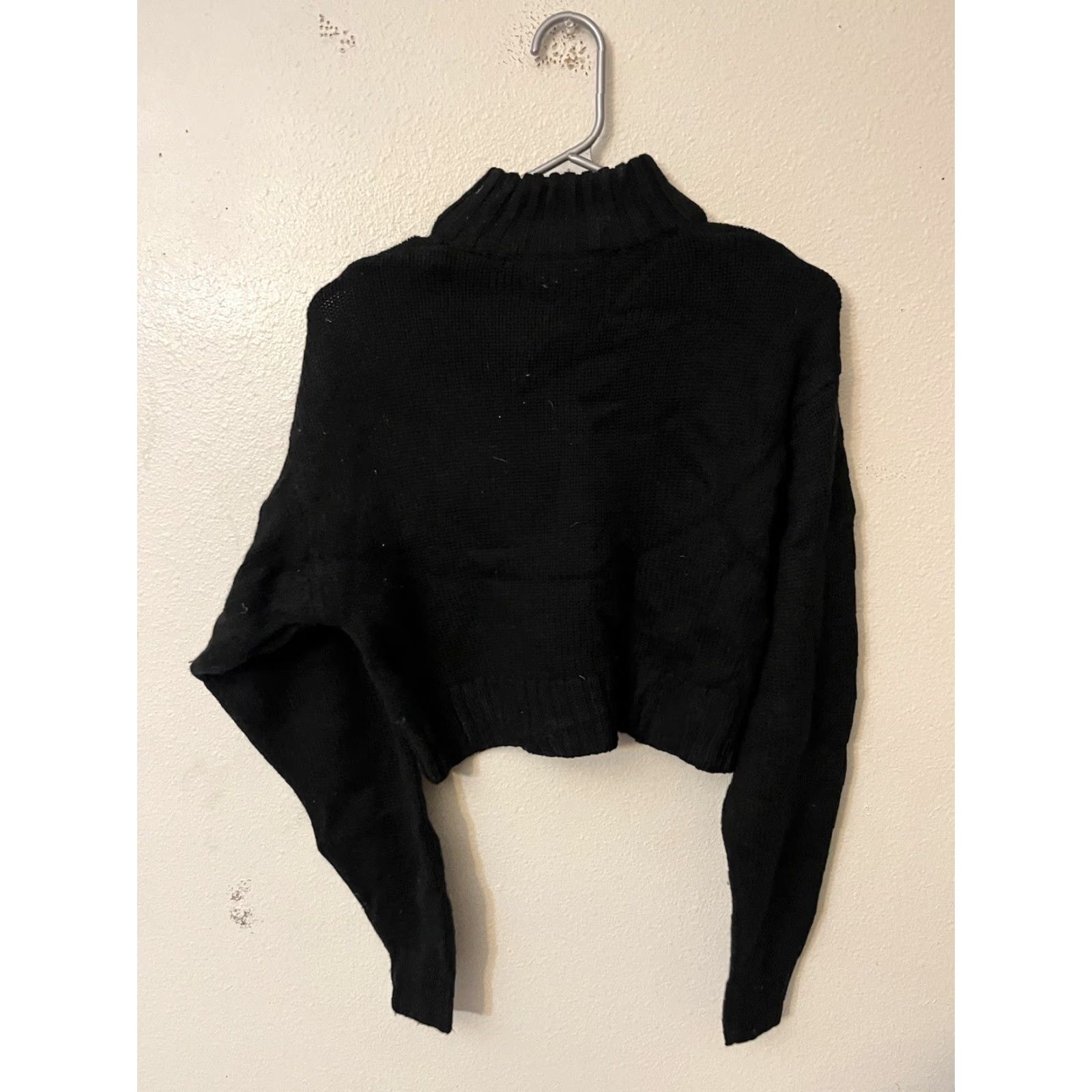 Vintage ARITZIA Wilfred Free Isabelli Sweater Small Sweater Black 100% Merino Wool Knit Pullover Womens Size S / US 4 / IT 40 - 3 Thumbnail