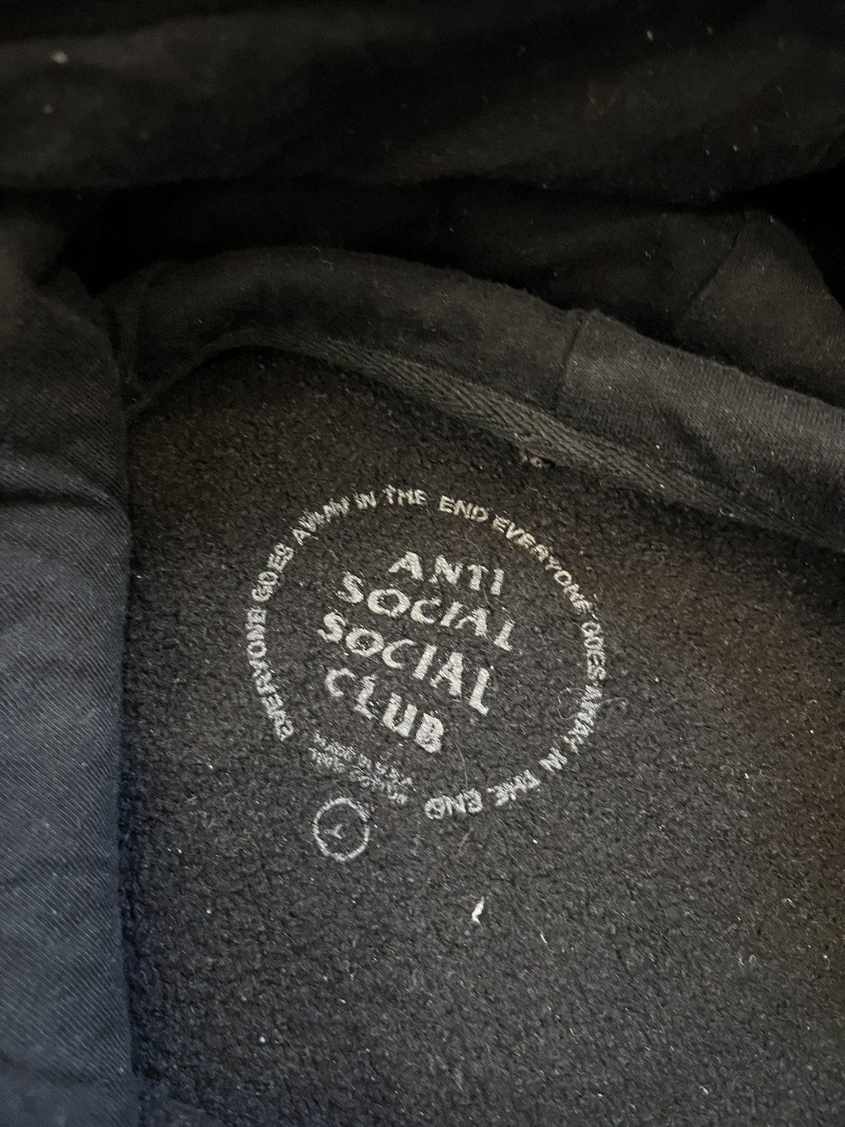 Anti Social Social Club × Vintage Vintage Anti Social Social Club hoodie monogram many logos Size L / US 10 / IT 46 - 14 Thumbnail