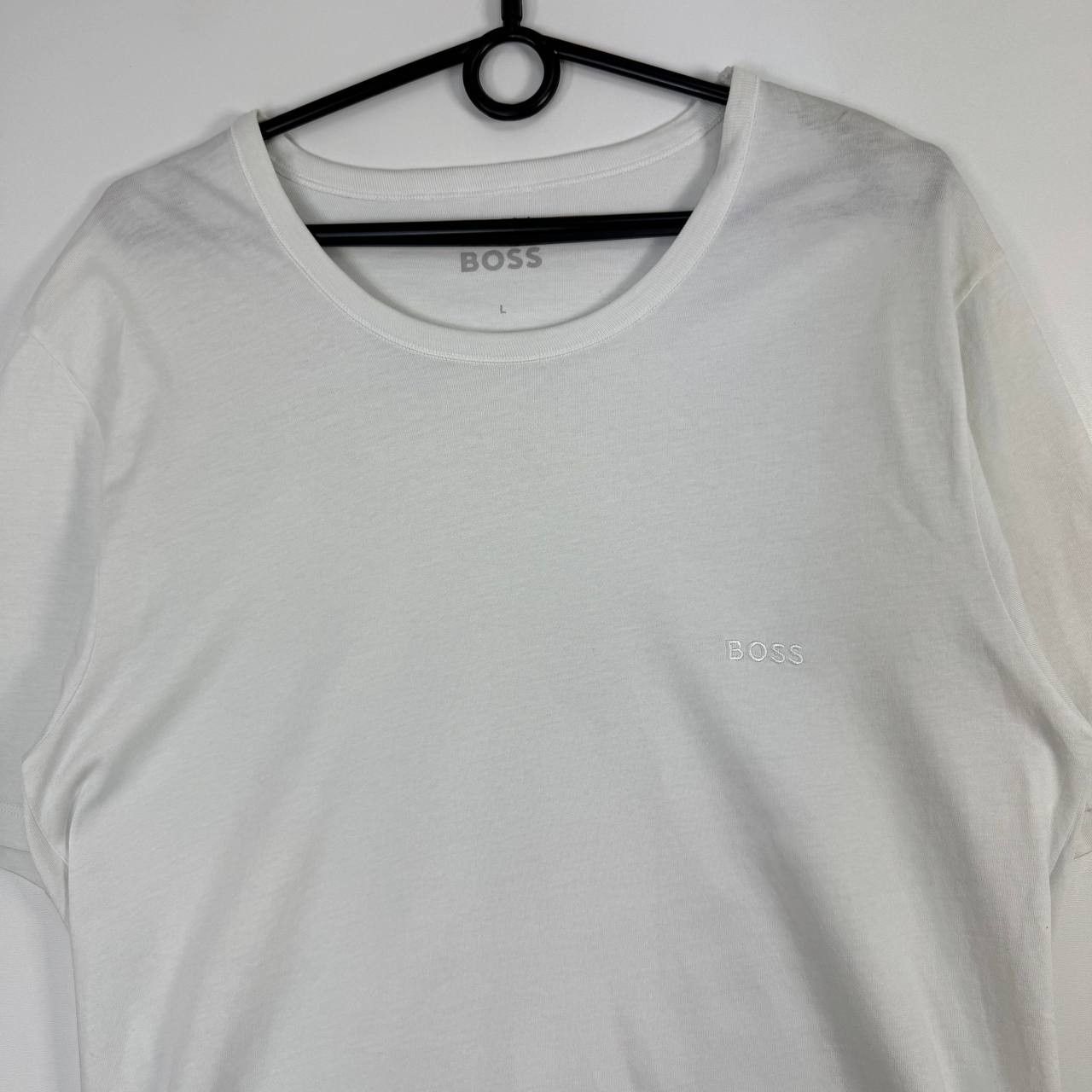 Hugo Boss Boss Minimal Logo T-Shirt White Mens Size L Size US L / EU 52-54 / 3 - 2 Thumbnail