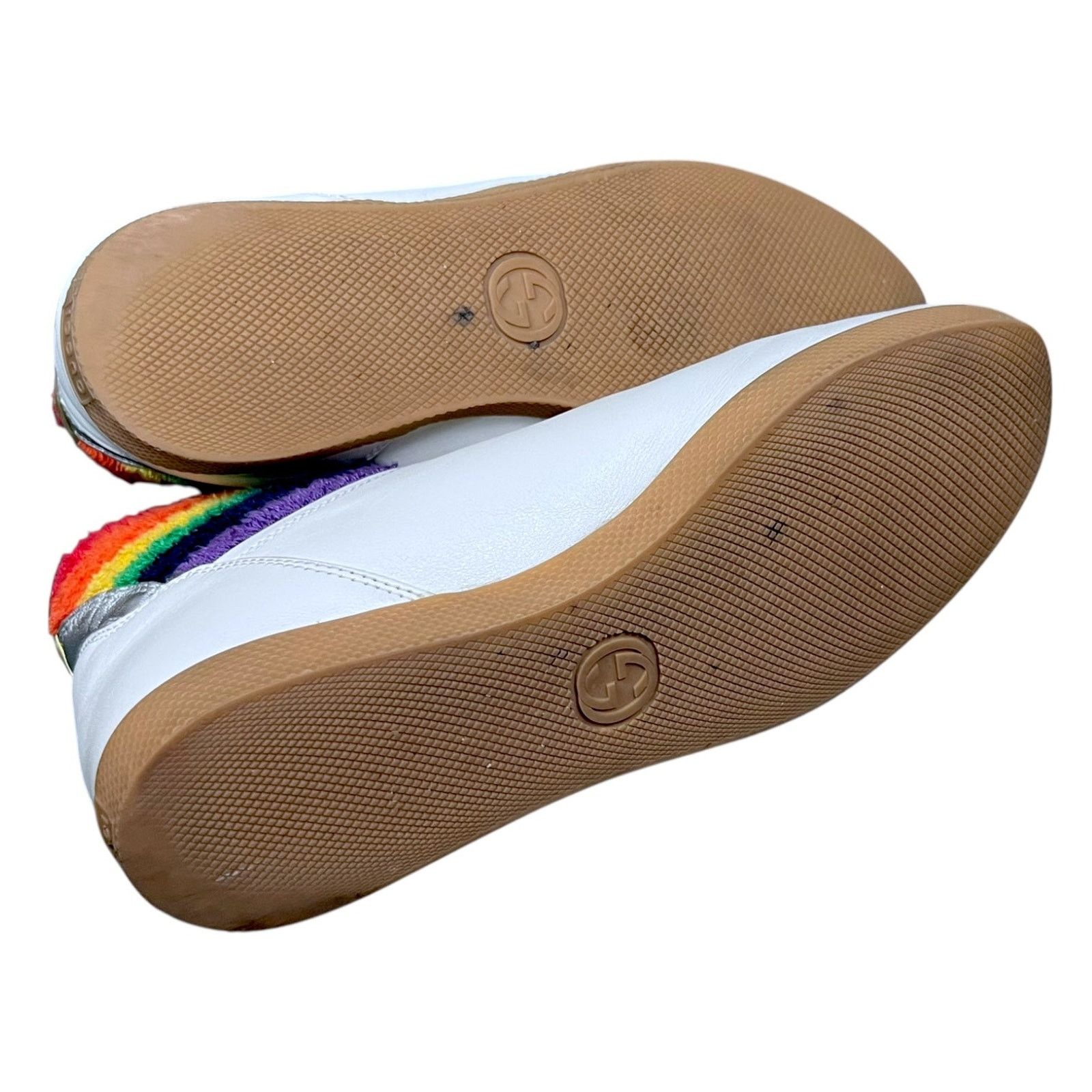 Gucci Gucci Rainbow Bambi Men's 4.5 Women's 6 High Top Sneakers Size US 6 / IT 36 - 8 Thumbnail