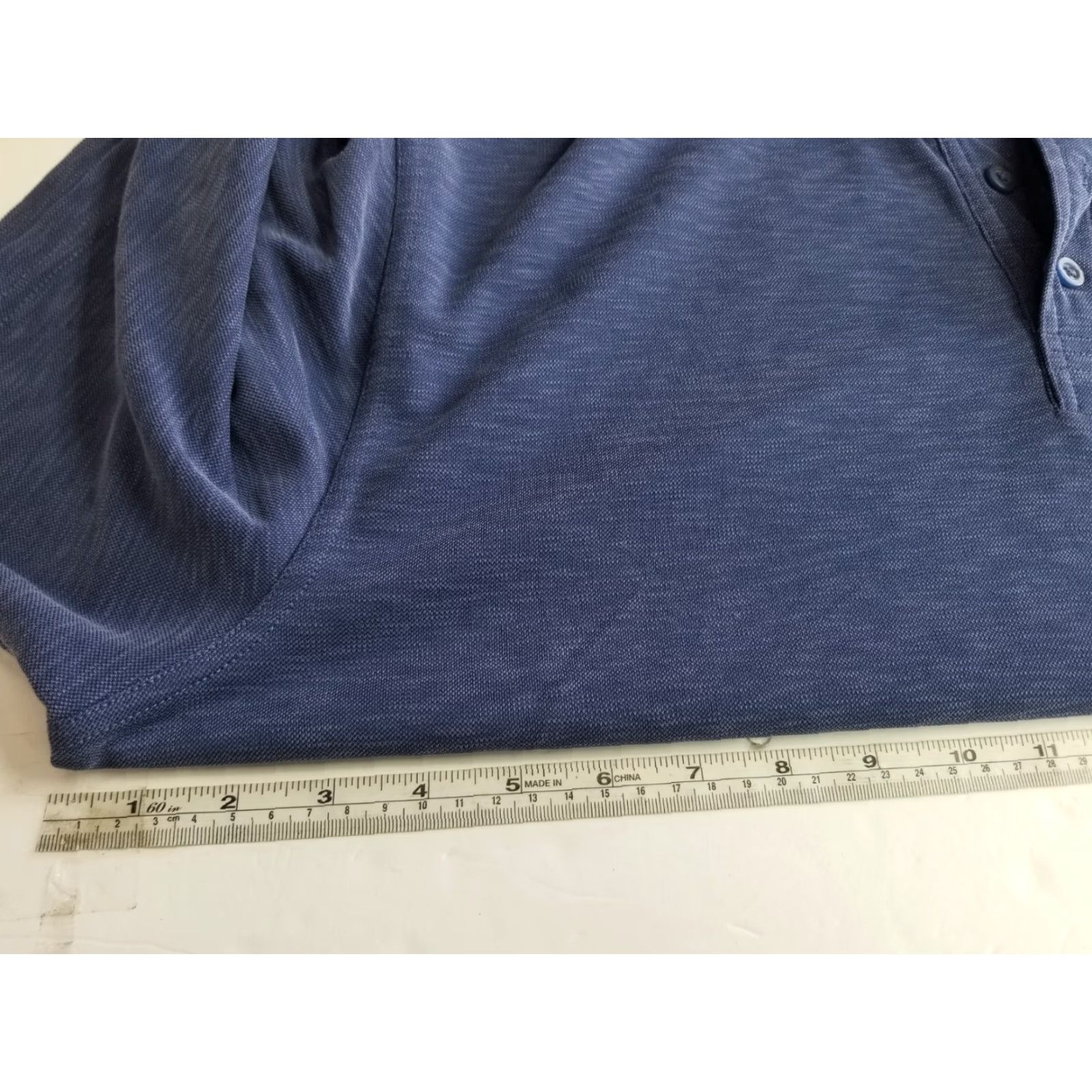 Vintage Field & Stream Polo Shirt Mens XL Short Sleeve Blue Cotton Button up Size US XL / EU 56 / 4 - 3 Thumbnail