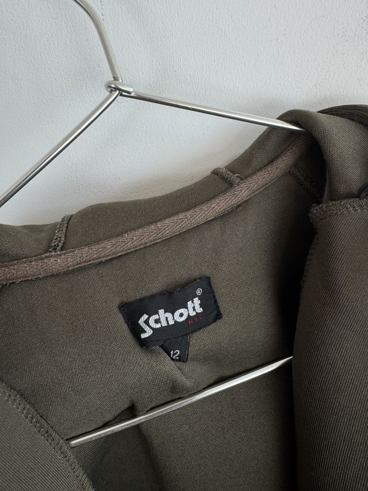 Schott Vintage Scott Neoprene Heavy Hoodie Size M / US 6-8 / IT 42-44 - 3 Thumbnail