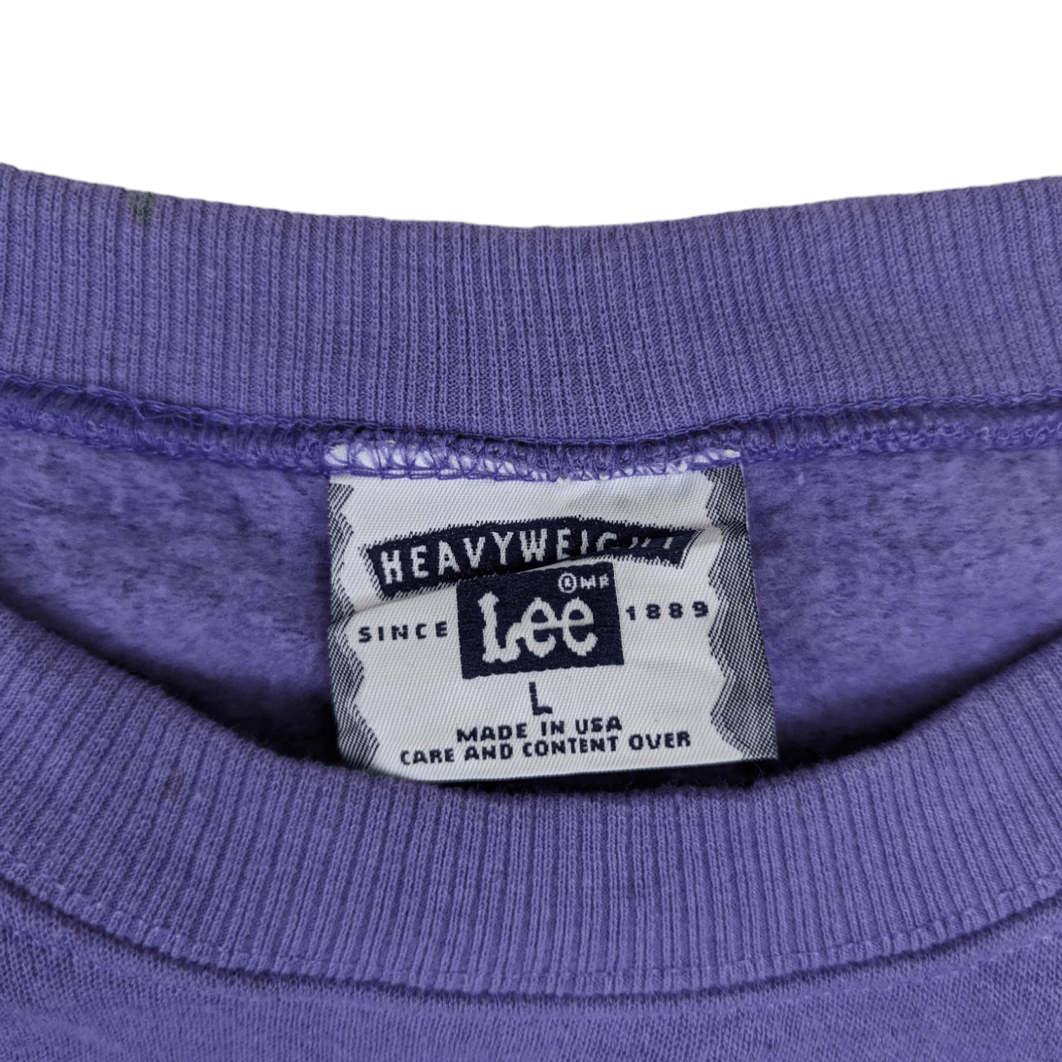 Lee Vintage 90's LEE Plain Blue Jumper Sweatshirt Size US L / EU 52-54 / 3 - 7 Thumbnail