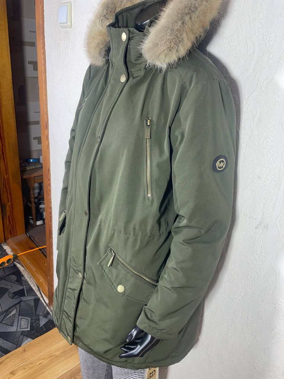 Michael Kors Green parka jacket Loose Fit MICHAEL Michael Kors, size L Size L / US 10 / IT 46 - 3 Thumbnail