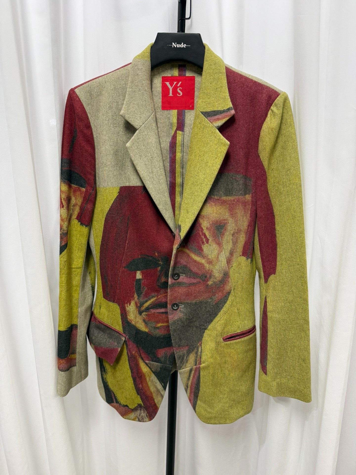 Yohji Yamamoto Yohji Yamamoto Y's Wool Oil Painting Blazer Size XL / US 12-14 / IT 48-50 - 1 Thumbnail