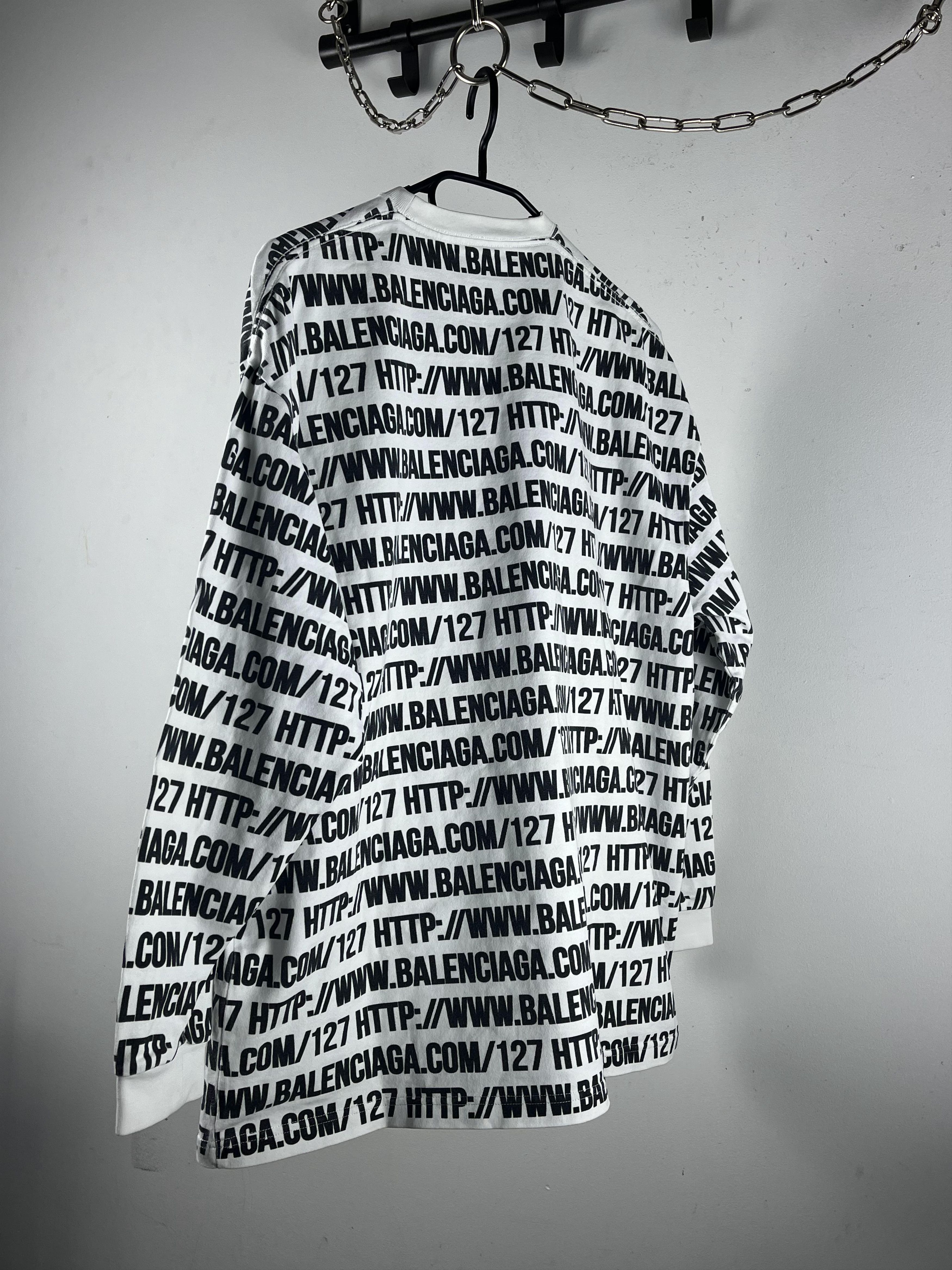 Balenciaga Balenciaga Reference HTTP Sweatshirt Size US M / EU 48-50 / 2 - 3 Thumbnail