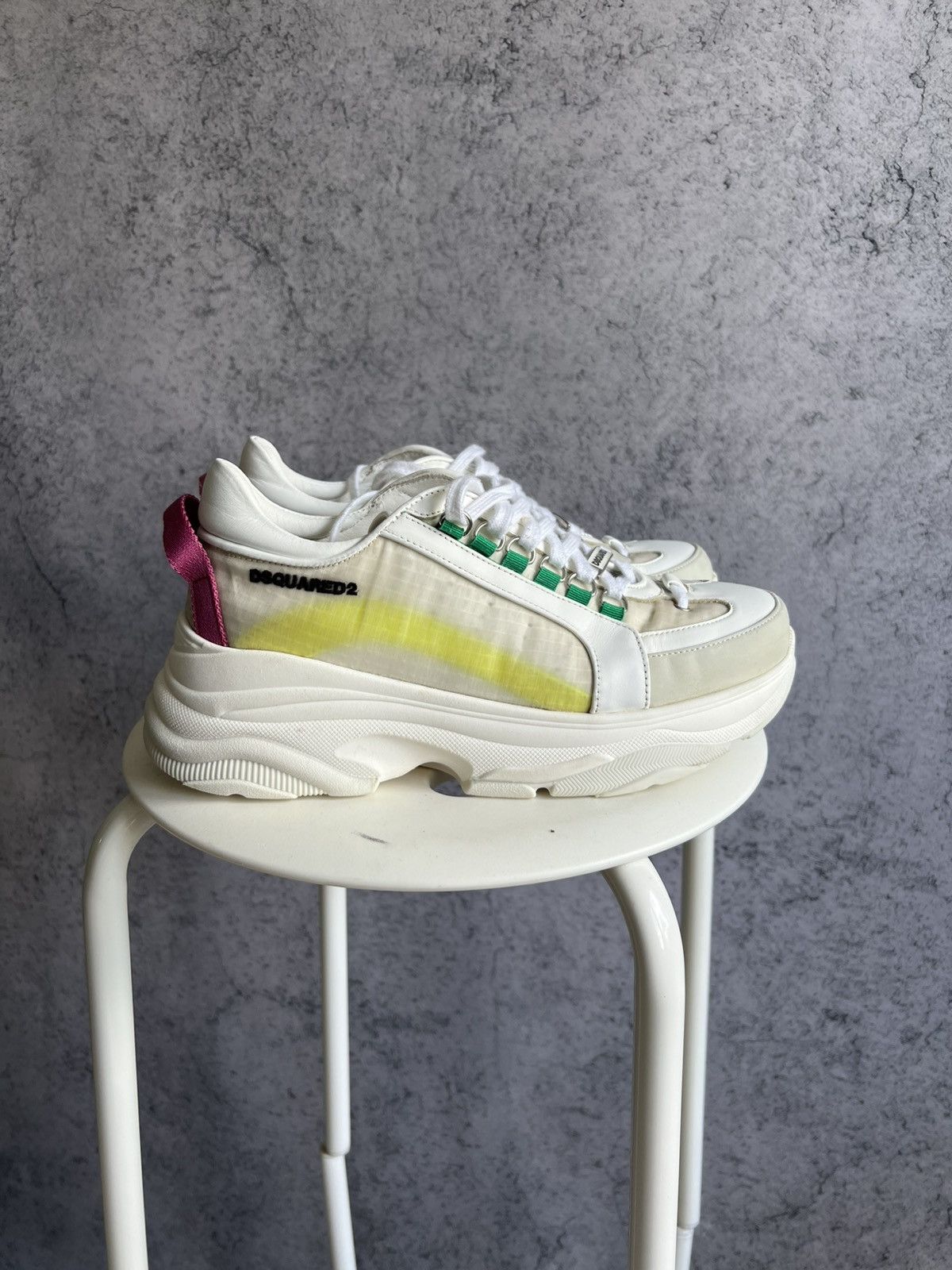 Dsquared2 Low Top Sneakers Oversize Unisex Shoes Luxury Y2K