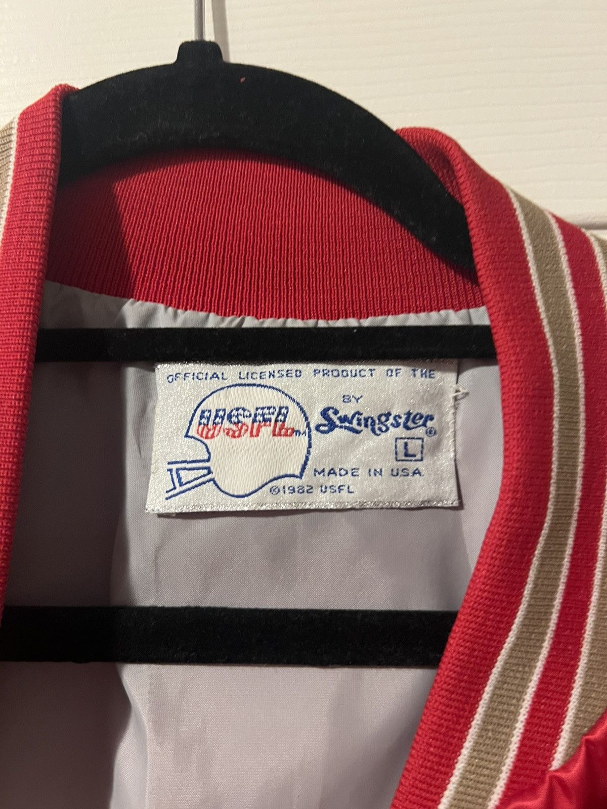 Vintage Vintage USFL Varsity jacket Size US L / EU 52-54 / 3 - 2 Thumbnail
