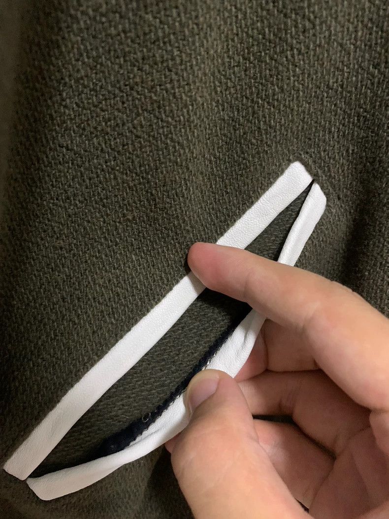 Saint Laurent Paris Saint Laurent Paris Olive green wool patchwork baseball un Size US L / EU 52-54 / 3 - 6 Thumbnail