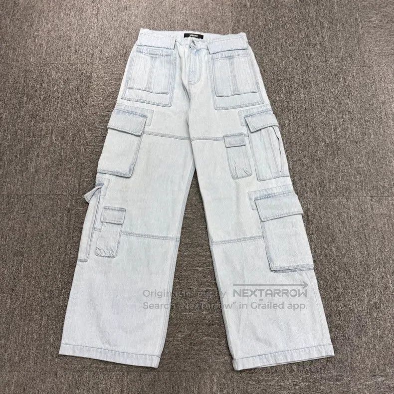 Versace Versace Wash old pocket cargo pants Size US 32 / EU 48 - 1 Thumbnail