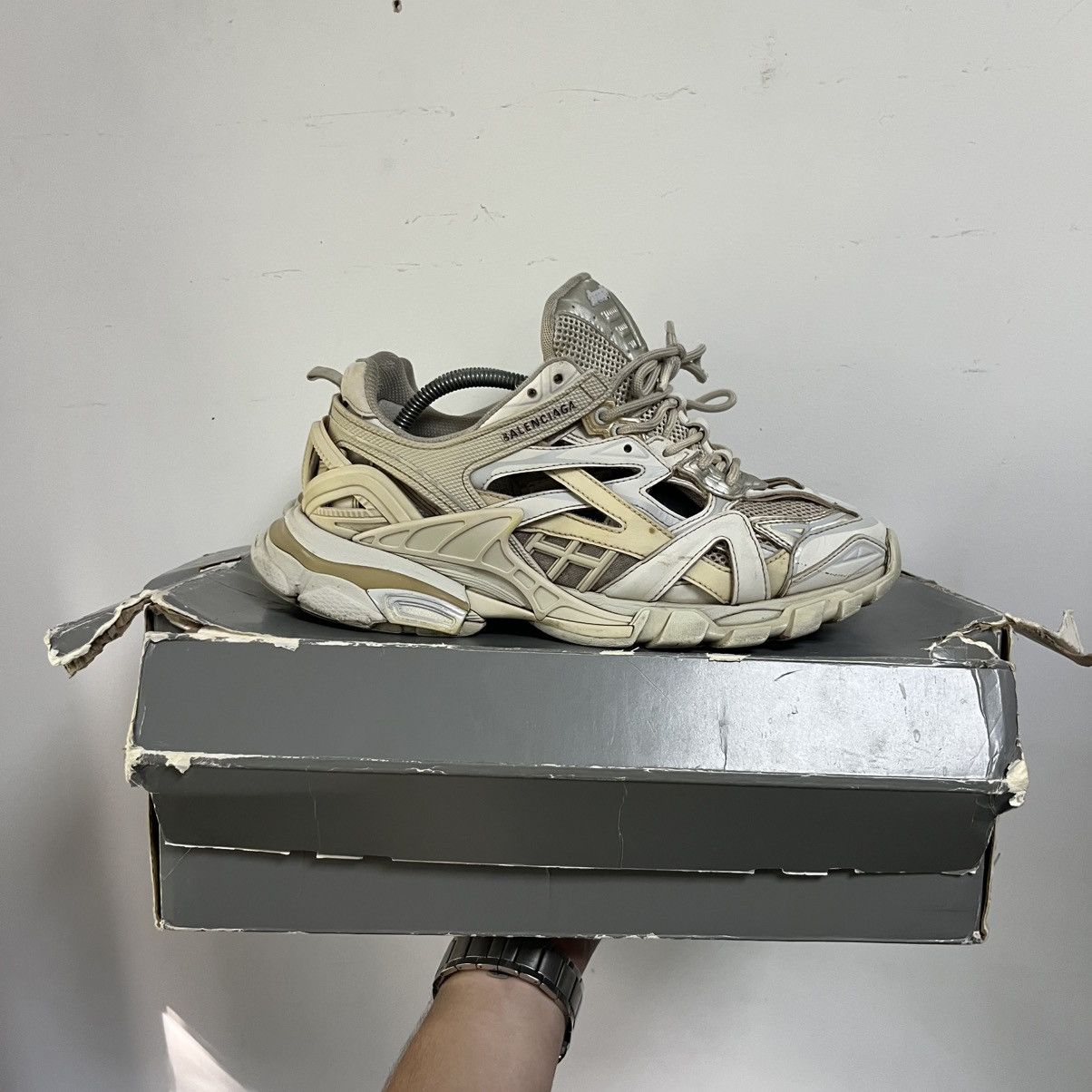 Balenciaga Balenciaga Track 2 Trainer White Size US 9 / EU 42 - 1 Thumbnail