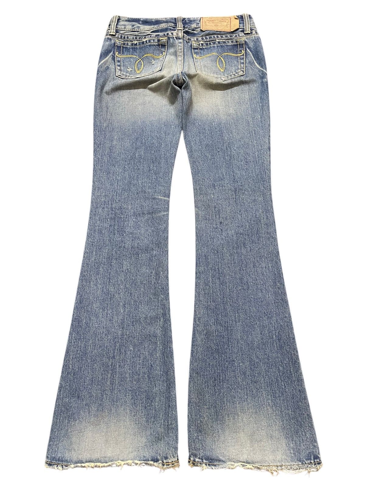 Hysteric Glamour Vintage Japanese Brand Blue Faded Ocean Wash Flared Jeans Size US 28 / EU 44 - 2 Thumbnail